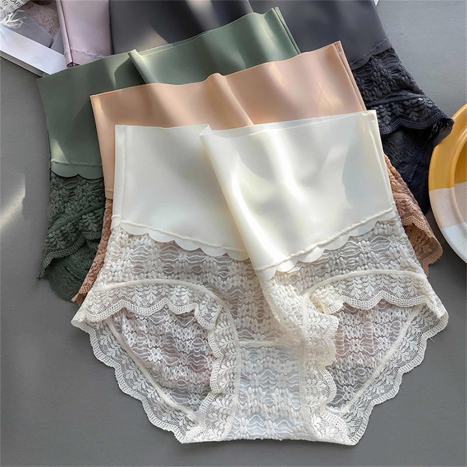 Slip Sonna in Pizzo di Seta in Cotone di Cotone di Cotone di Cotone di Cotone di Cotone di Cotone con Altissima Seta più Dimensioni 3 Pacchi da 3 Pacchetti