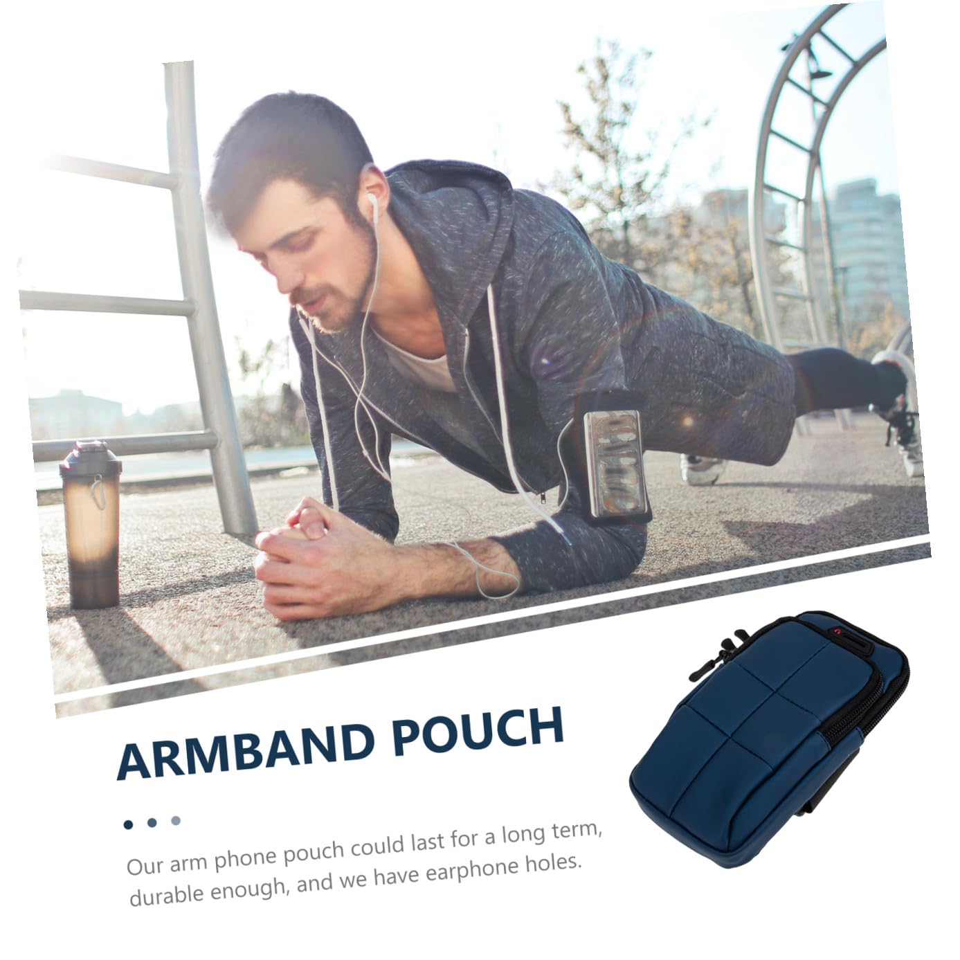 UPKOCH 3pezzi Supporto Per Telefono Da Braccio Elastico Per Sport Per Corsa e Fitness Protezione Per Smartphone Accessorio Pratico Per Attività All Aperto