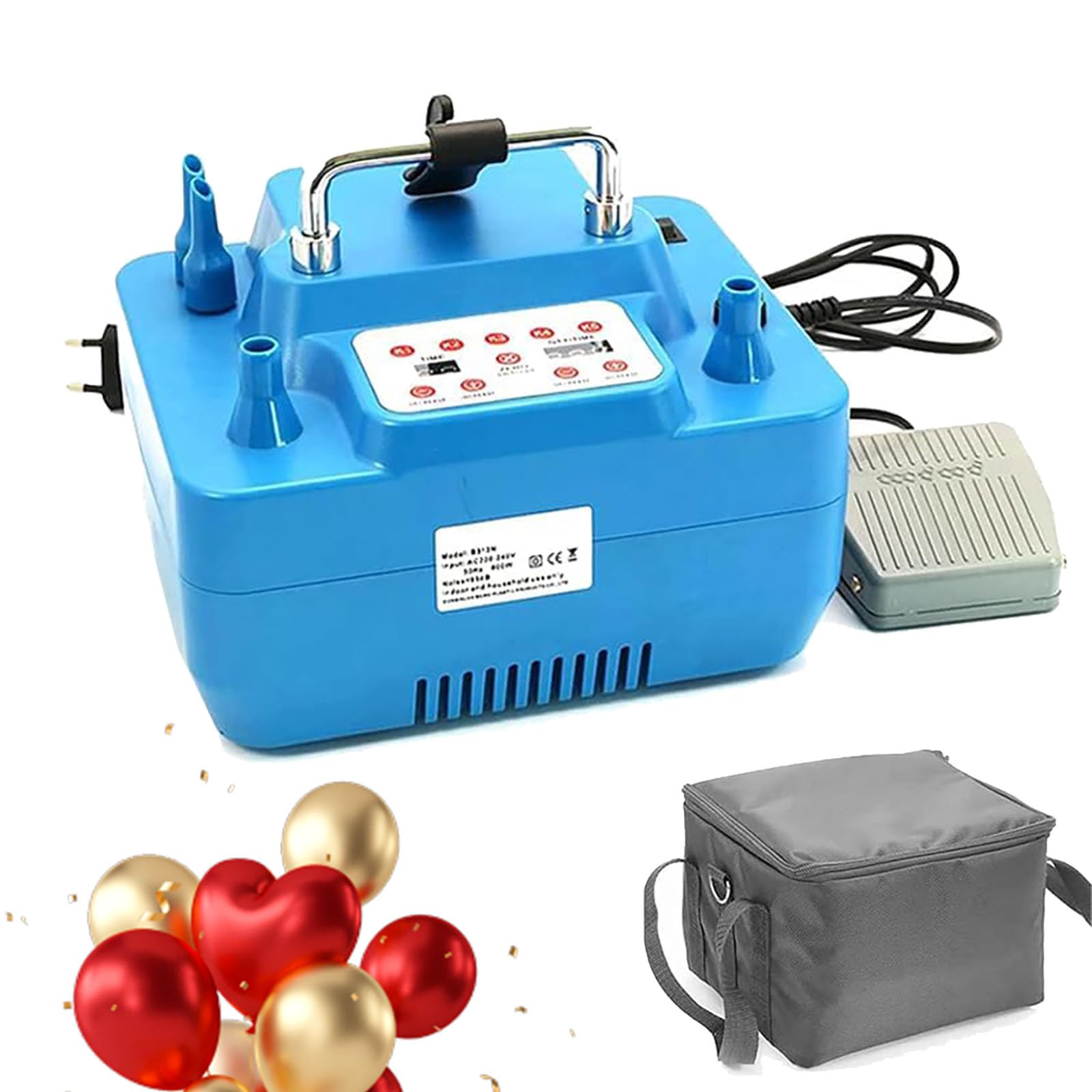 Pompa Per Palloncini Elettrica Da 800 W, Gonfiatore Per Palloncini