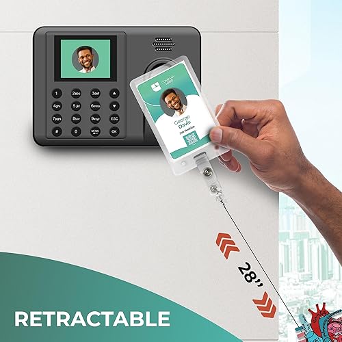 Miniatura 7 de Carrete de insignia de enfermera, soporte de carrete de insignia de corazón con 10 calcomanías de enfermería, carretes de insignia de enfermería,