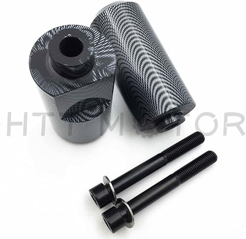 Vista 3 de HTTMT MT219-001-CN No Corte Marco Slider Crash Compatible con 2004 2005 2006 YZF R1 YZFR1 YZF-R1 Carbono