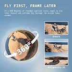 Antigravity A1 Infinity Bundle with Passport Holder (3 High-Capacity Batteries) - 8K 360 Drone for Immersive Flight, Point-to-Fly Motion Control, Obstacle Avoidance, Deep Track, Auto Return, 10km Transmission, Auto Edit