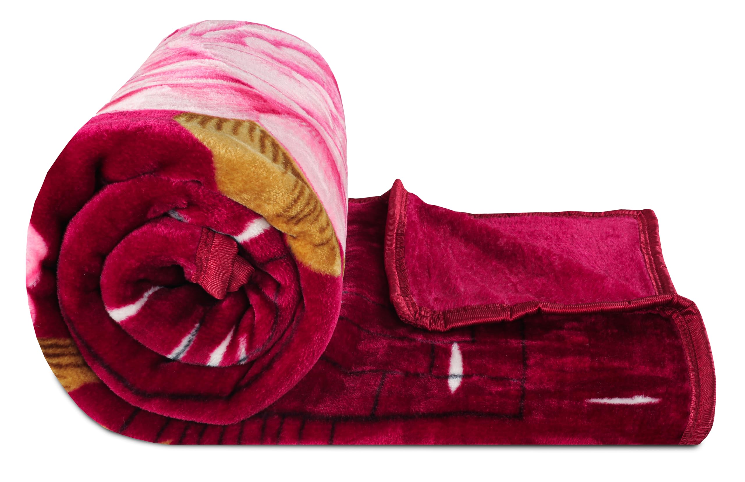 VAS COLLECTIONS® Premium Soft Printed Mink Blanket - Warm & Cozy, King Double Bed, Plush Fleece for Bed, Couch, Sofa - Luxurious Winter Blanket 1.5Kg Multi-5-picture-37
