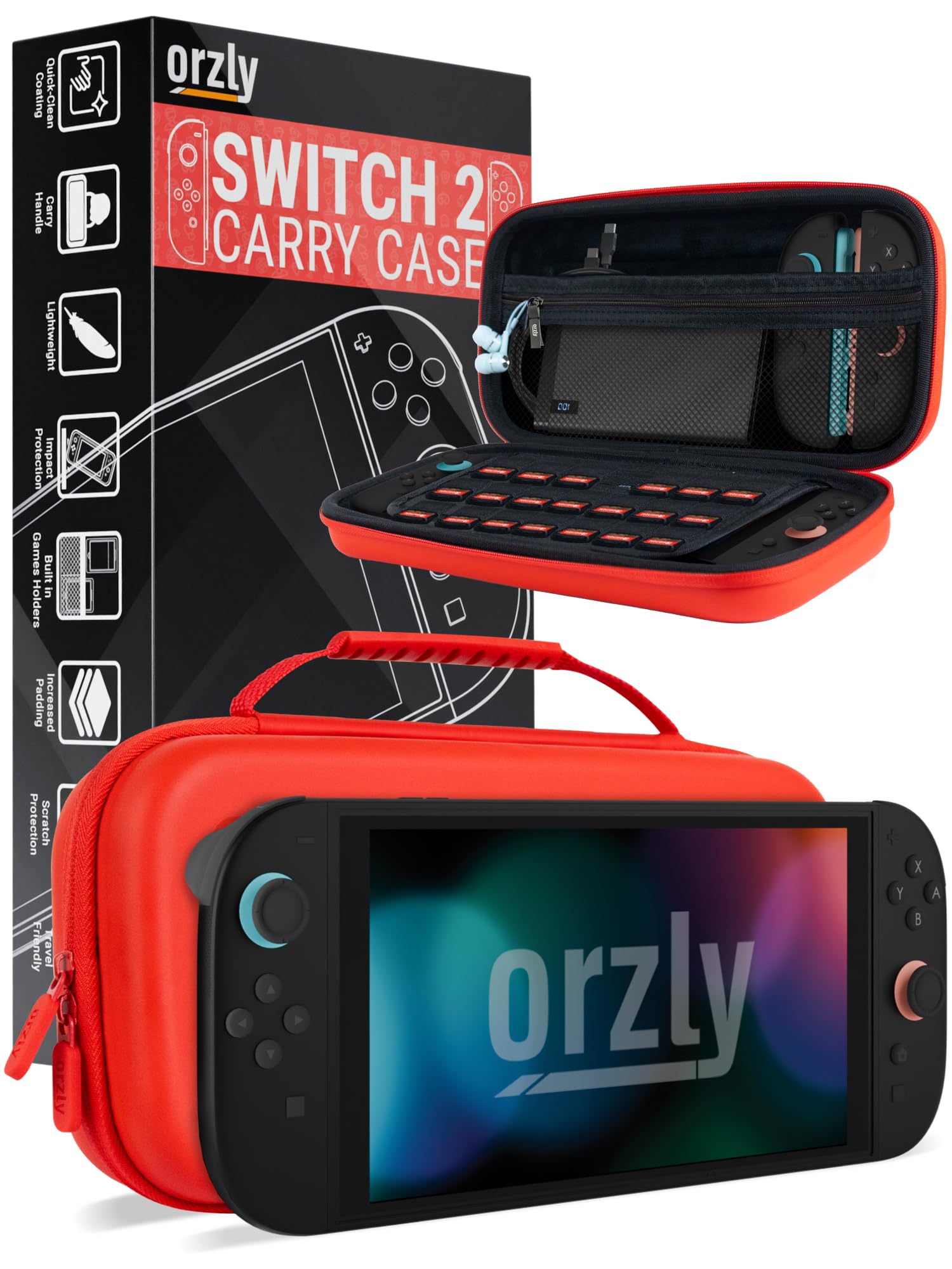 Nintendo Switch Case (Red, Switch 2) : Amazon.ca: Video Games