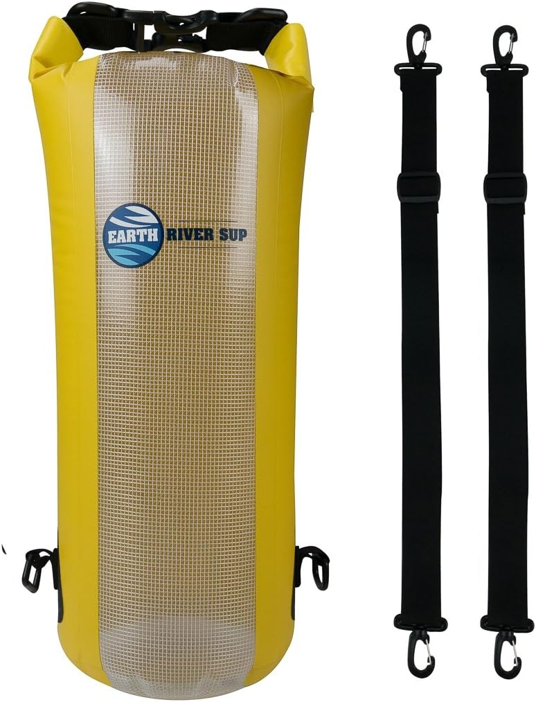 Dry Bag - Secure Waterproof Bag Inc. Secure Clip, Backpack Straps (10 Liter Models & Up) & Transparent Front Panel