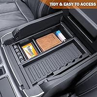 Vista 4 de TACOBRO Organizador de consola central compatible con accesorios Ford F150 2015-2020 F250/350/450 SuperDuty (2017-2022) y Expedition (2018-2024)