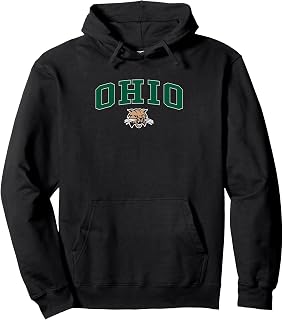 Ohio Bobcats Arch Over Officially Licensed Pullover Hoodie