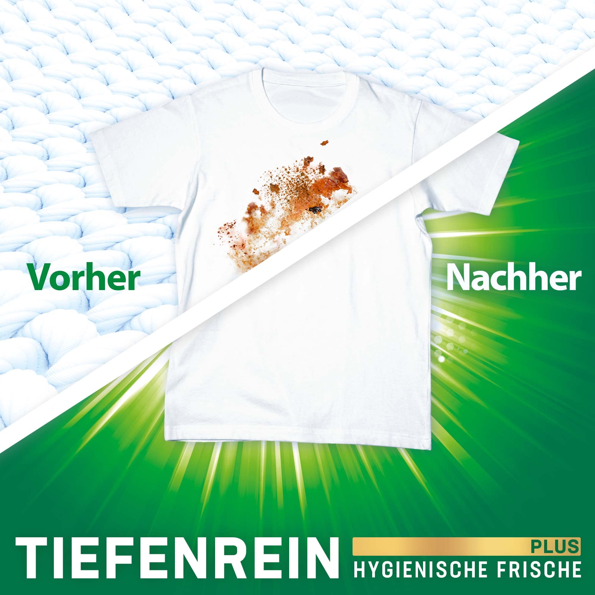 Persil Tiefenrein 4in1 DISCS (104 Waschladungen), Universal Waschmittel mit Tiefenrein Technologie, Vollwaschmittel für reine Wäsche und hygienische Frische für die Maschine
