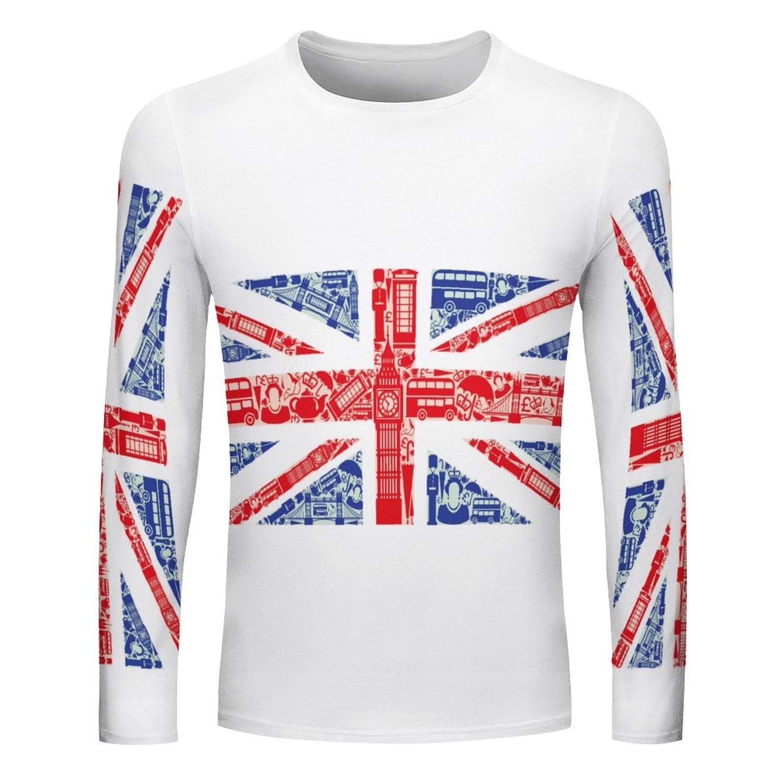 Amazon.co.jp: ロングtシャツ メンズ イギリス ユニオン ジャック 国旗