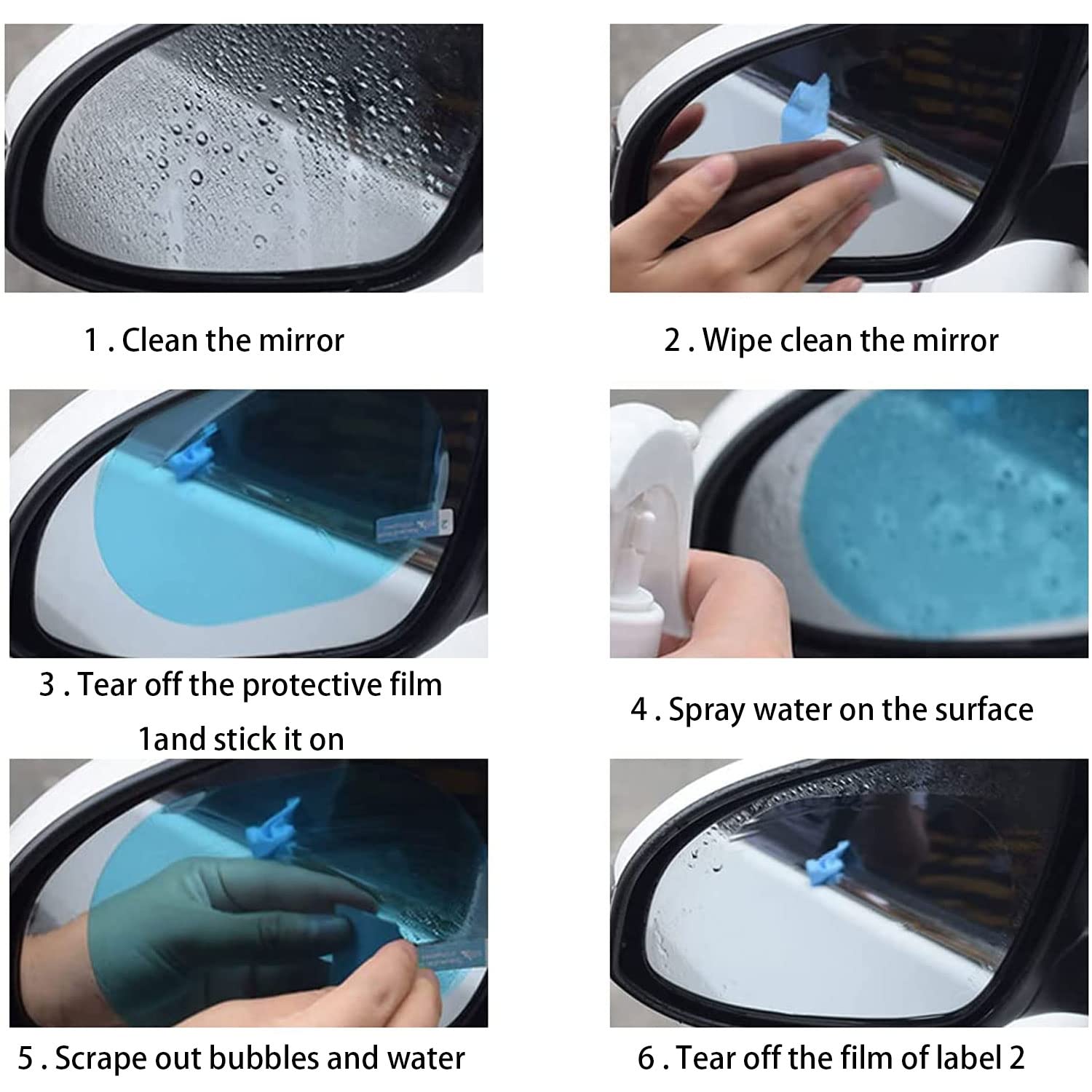 Autocollant universel de Protection de plaque de c... - Grandado