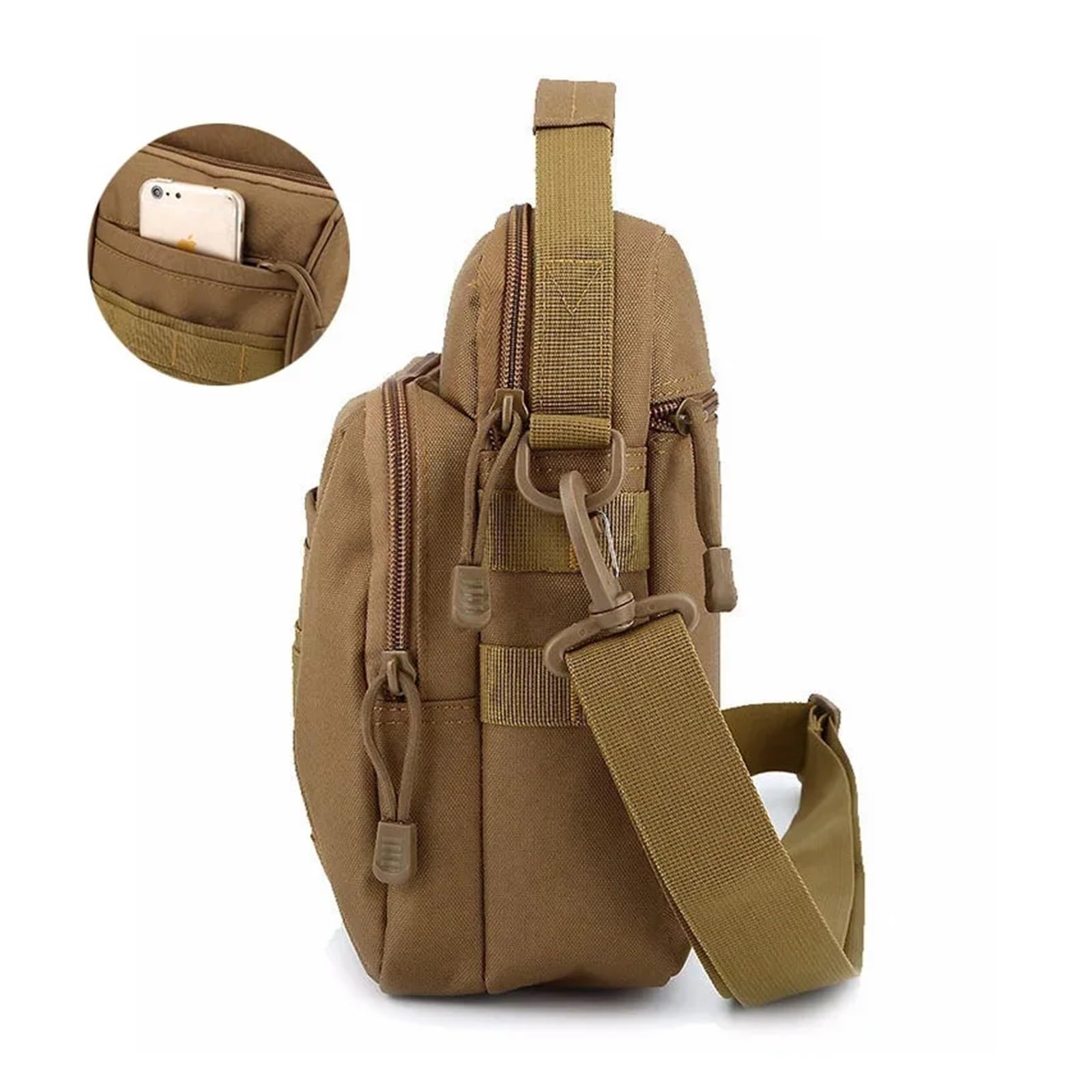 Borsa a tracolla borsa a tracolla marsupio tattico Molle impermeabile uomo donna borsa a tracolla multifunzionale campeggio escursionismo borsa
