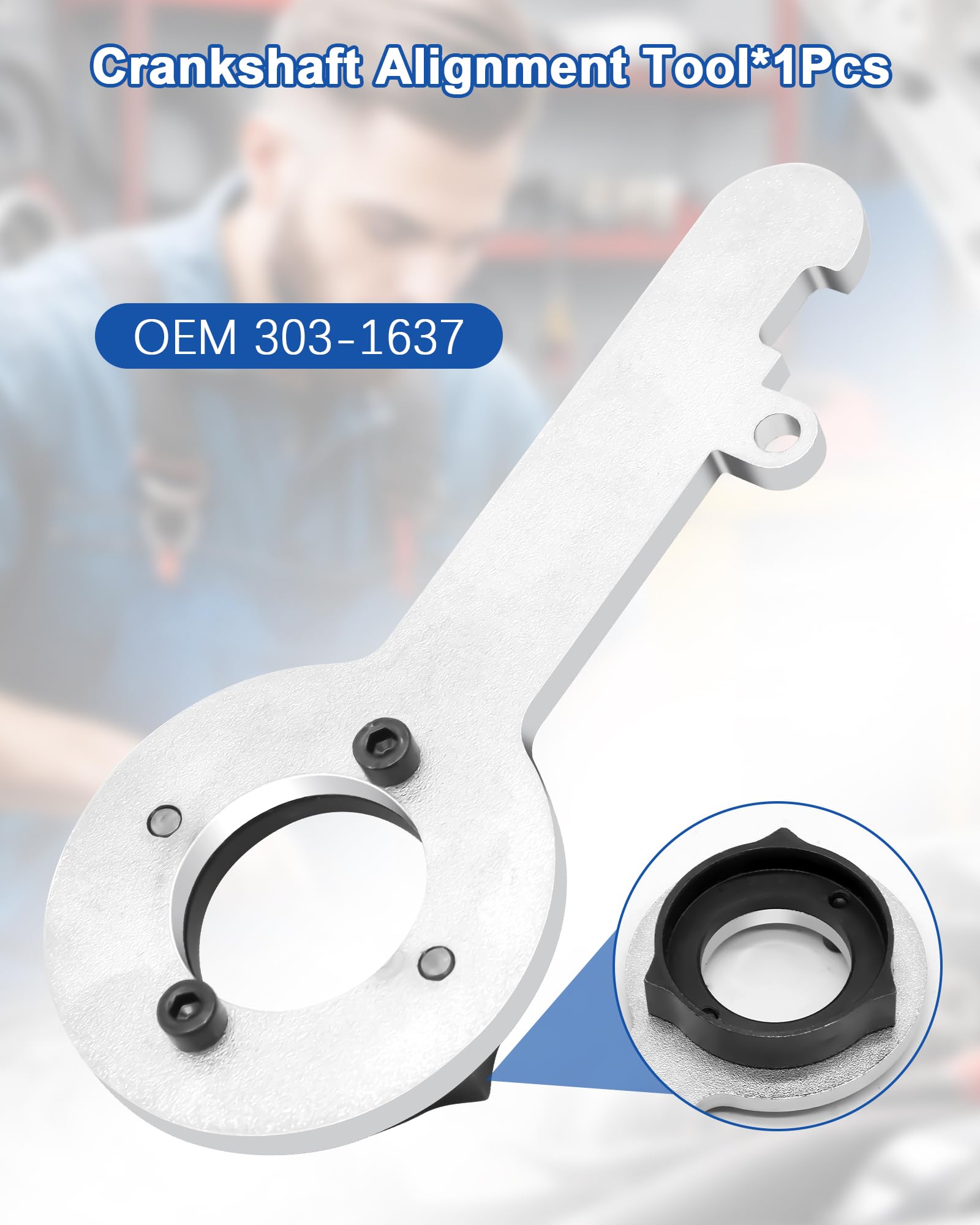 Kit Kfz Motor Zahnriemen Werkzeug für Ford 2.0 EcoBlue, Transit S-Max TDCi Kfz Motor Einstellwerkzeug, Zahnriemensatz 303-1637, 303-1643, 303-1650