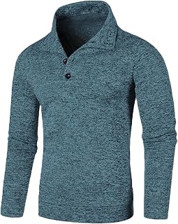 Mens Cardigan Sweaters With Buttons Polo High Neck Long Sleeve Knitted Sweater Jackets Fashion Pullover Knitwear