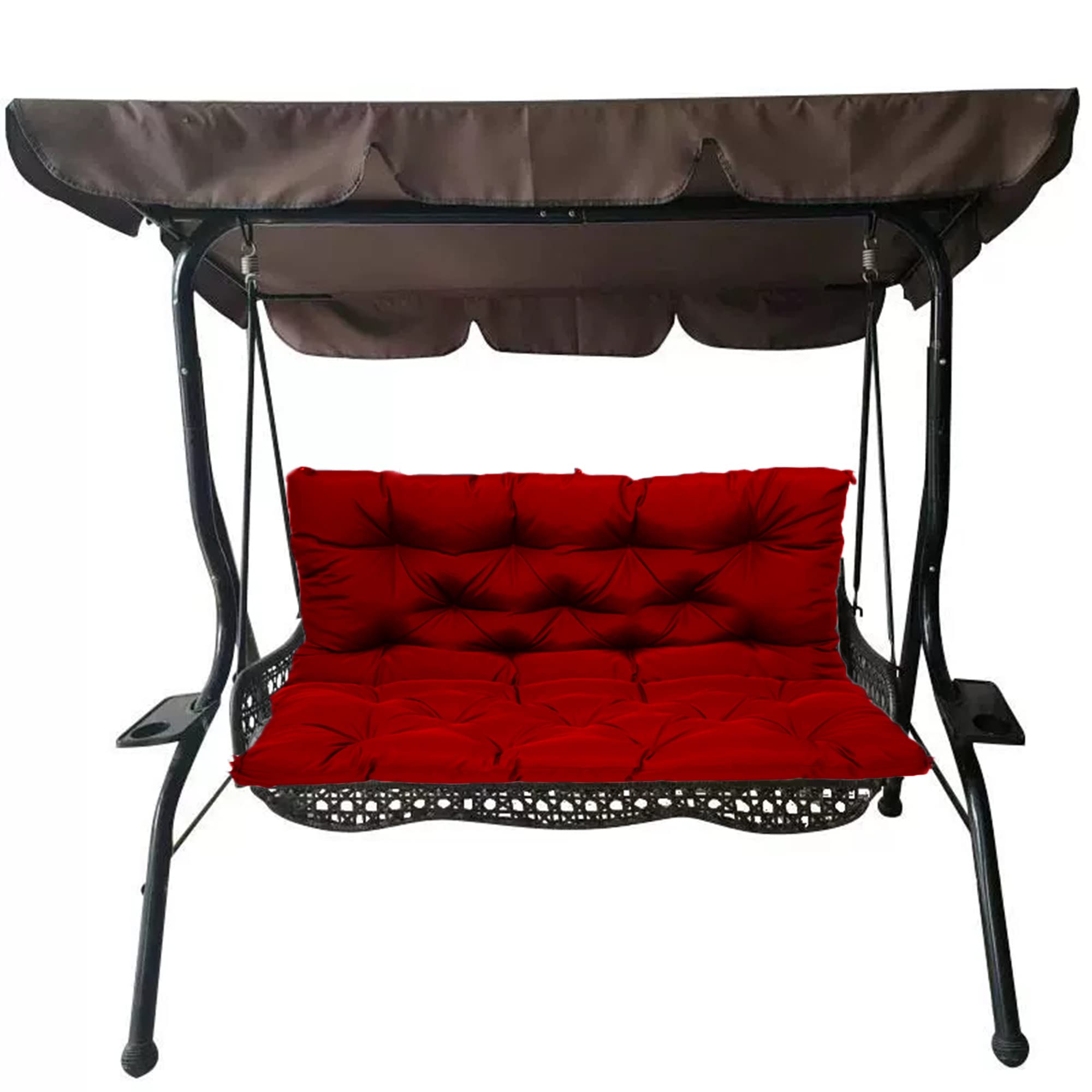 Coussin de banc de jardin 120 cm élégant pour sublimer vos après-midis sur la terrasse