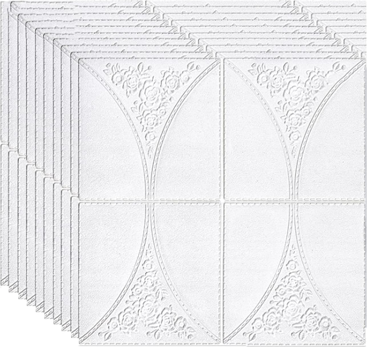 Barebeauty Wall Stickers Wallpaper PE Foam Brick Design DIY Decal (70 x 77 cm) 3D Frames PVC DIY Self Adhesive (White) (White Design) (B0CZ9NG5QC) Amazon Price History, Amazon Price Tracker