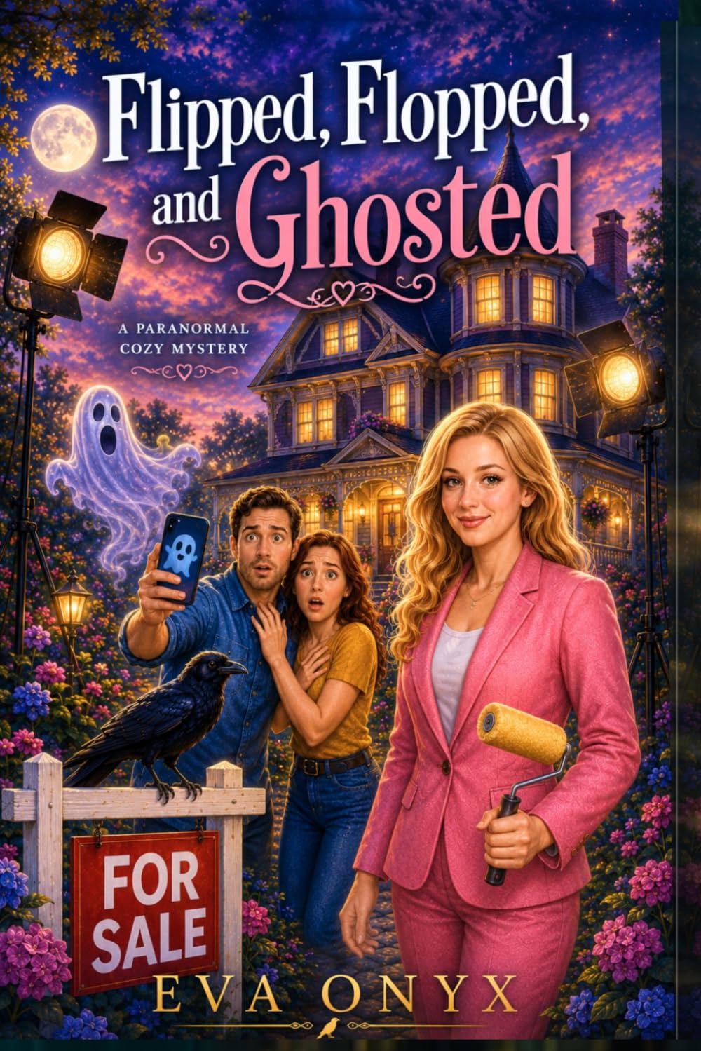 Flipped, Flopped and Ghosted: a paranormal cozy mystery with ghosts (Paranormal Realtor Cozy Mysteries)