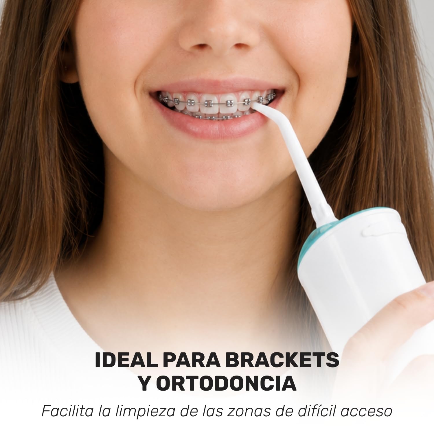 Taurus - Irrigador Bucal Portátil 9W, 340ml, IPX7, 3 Modos, 4 Boquillas