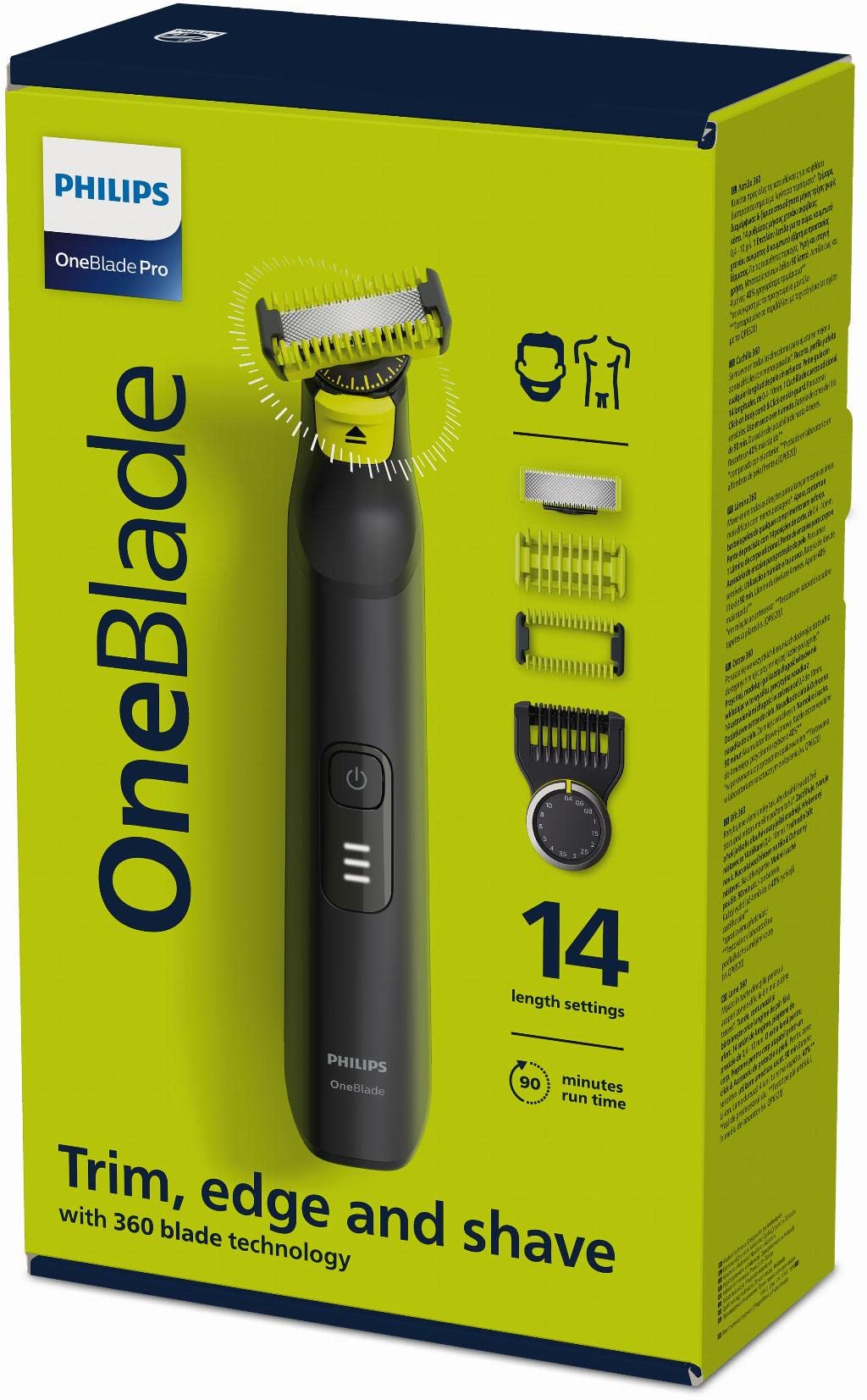 Philips QP6541 One Blade Pro 360 Kosiarka męska Twarz + Korpus