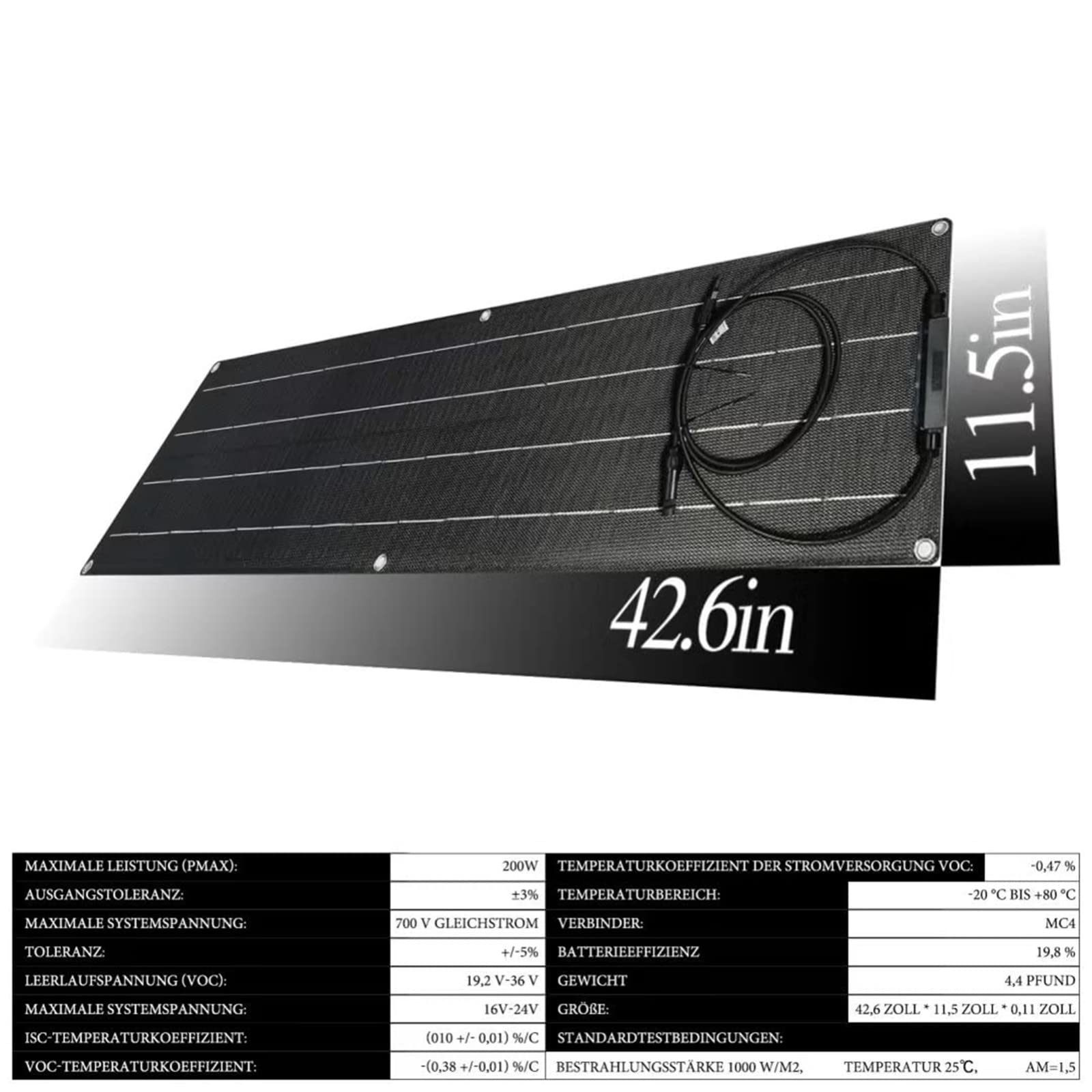 Pannelli Solari 800W Pannello Solare ETFE Con Controllo 40A Pannelli Solari Flessibili 18-36V Adatto Per Interni/Esterni/Tetto/Casa/Roulotte/Campeggio