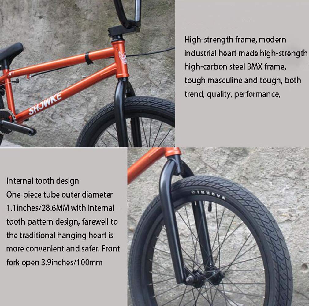 Amazon | 20インチBMXバイク、高強度クロムモリブデン鋼BMXフレーム、U