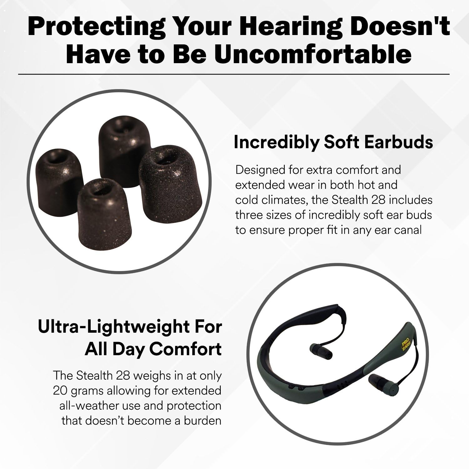 Pro Ears Stealth Series: The Ultimate Hearing Protection for Hunters and Shooters