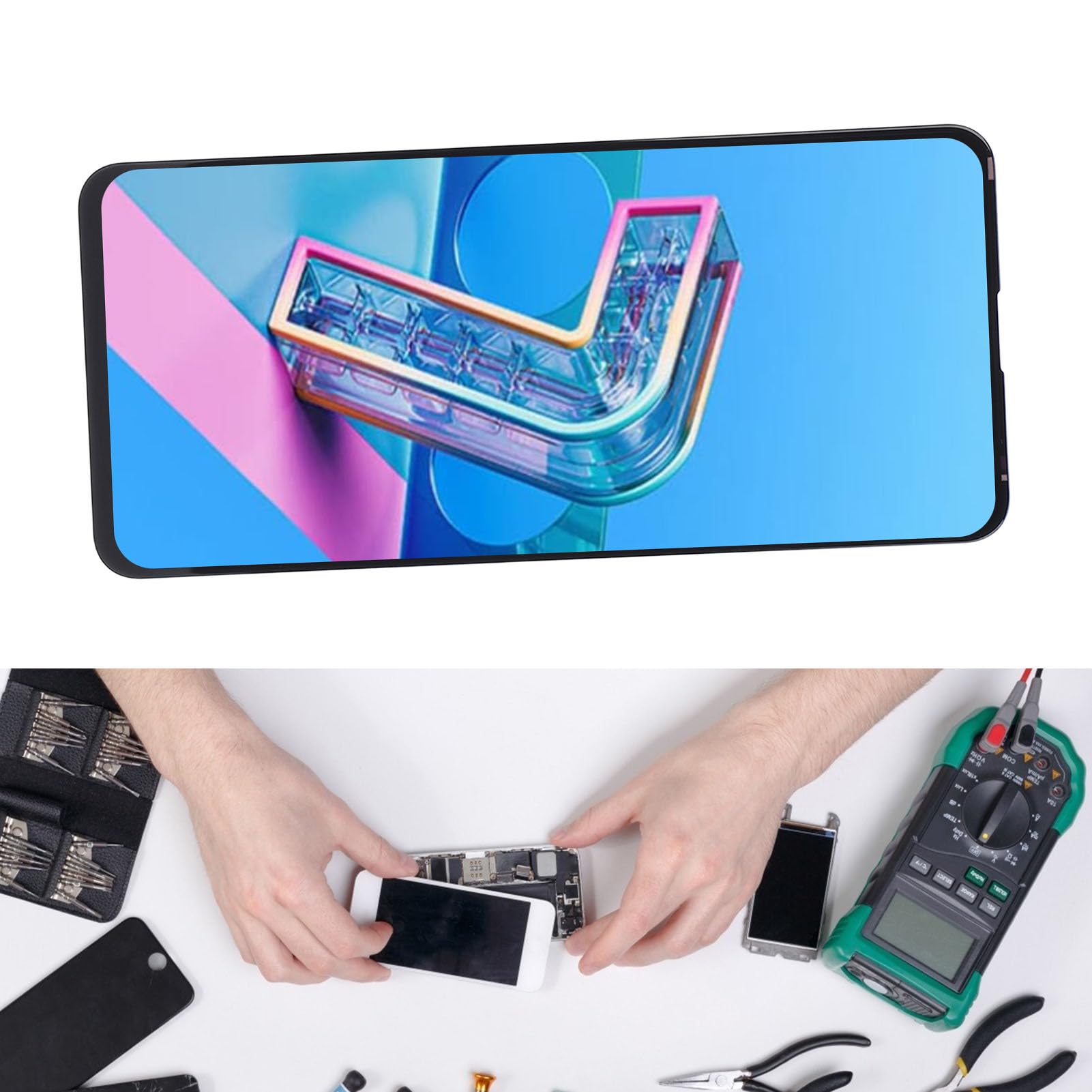 Wymiana Ekranu w Zenfone 7 6,67 Cala Organiczny zespół Dotykowy LED z Narzędziami Naprawczymi dla Użytkowników Smartfonów