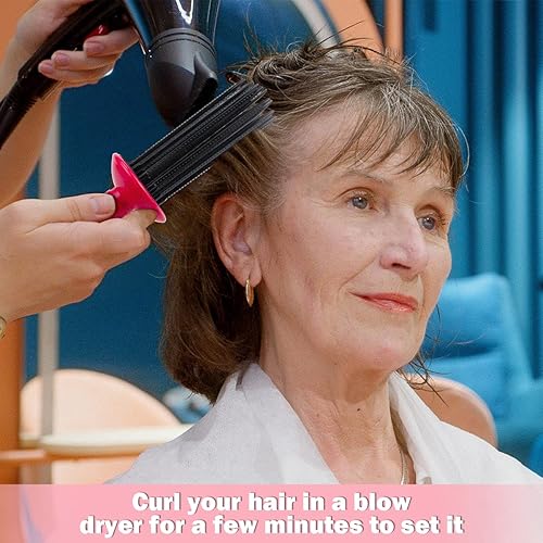 Miniatura 6 de FERCAISH 2 piezas de estilizador para cabello rizado, herramienta de peinado de pelo rizado lanudo – alisador de rizos, peine de rollo de rizador de