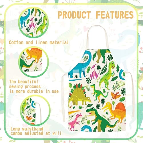 Miniatura 7 de Juego de 15 piezas de disfraz de artista para niños, delantal de arte para niños, disfraz de pintor para Halloween, día de la carrera, fiesta