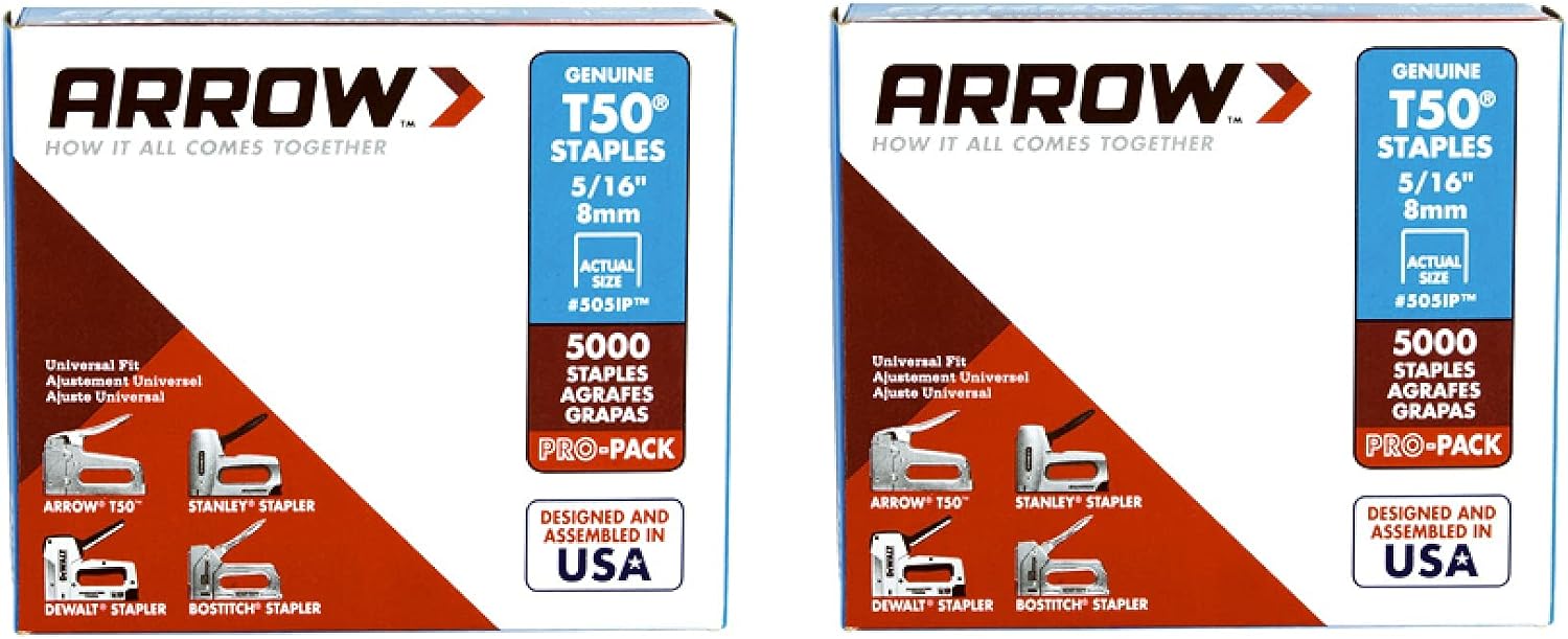 Arrow Fastener 505IP Genuine 5,000-Pack (Pack of 2)