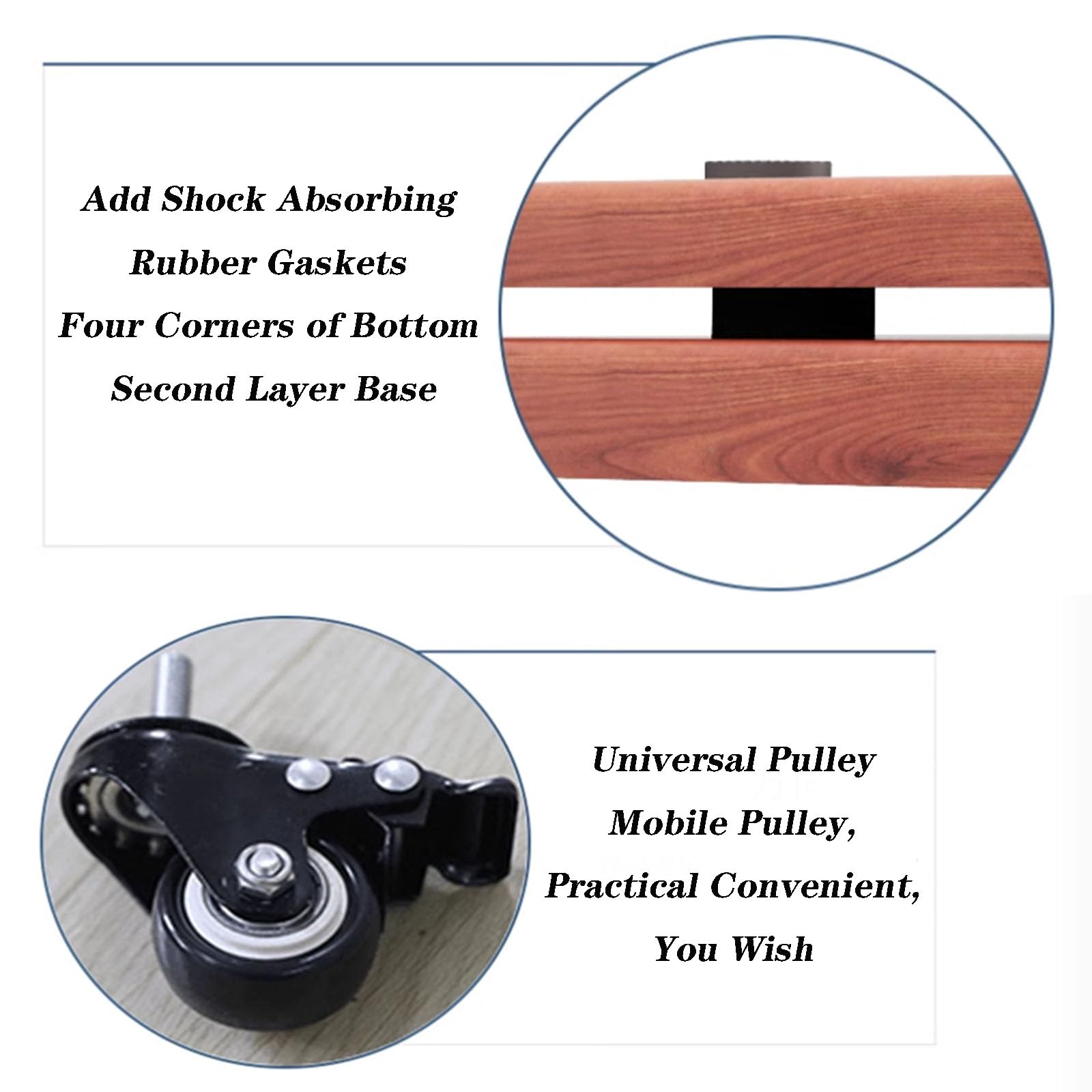 WJIANY Supports D'Enceintes Universels Plateau D'Enceintes Support D