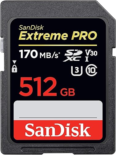 Miniatura 2 de SanDisk Extreme Pro - Tarjeta SD SDXC UHS-I de 512 GB para cámaras, funciona con Canon EOS R, M50, M100 (SDSDXXY-512G-GN4IN) 4K UHD Video Class 10