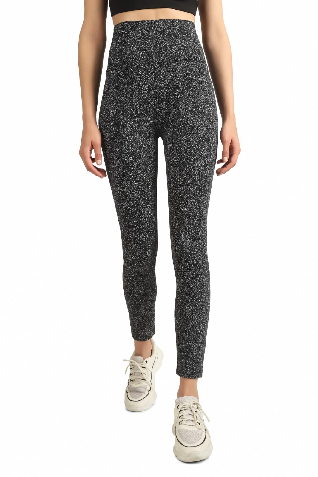 GLANZ COMFORT WEARCycling High Rise Shorts Printed Tights Super Soft Dryfit Stretchable Fabric for Women