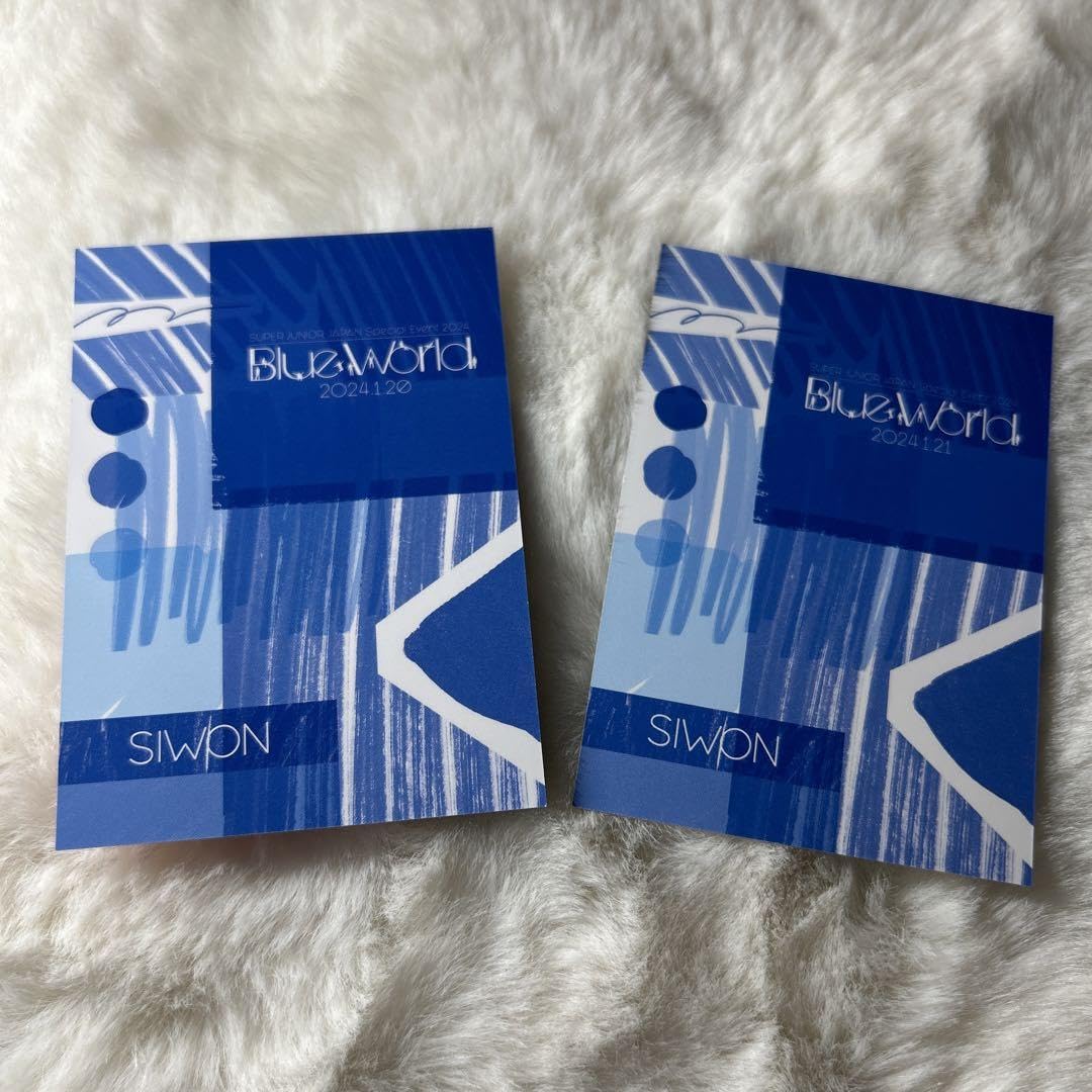 Amazon.co.jp: SUPER JUNIOR Blue World シウォン トレカ セット