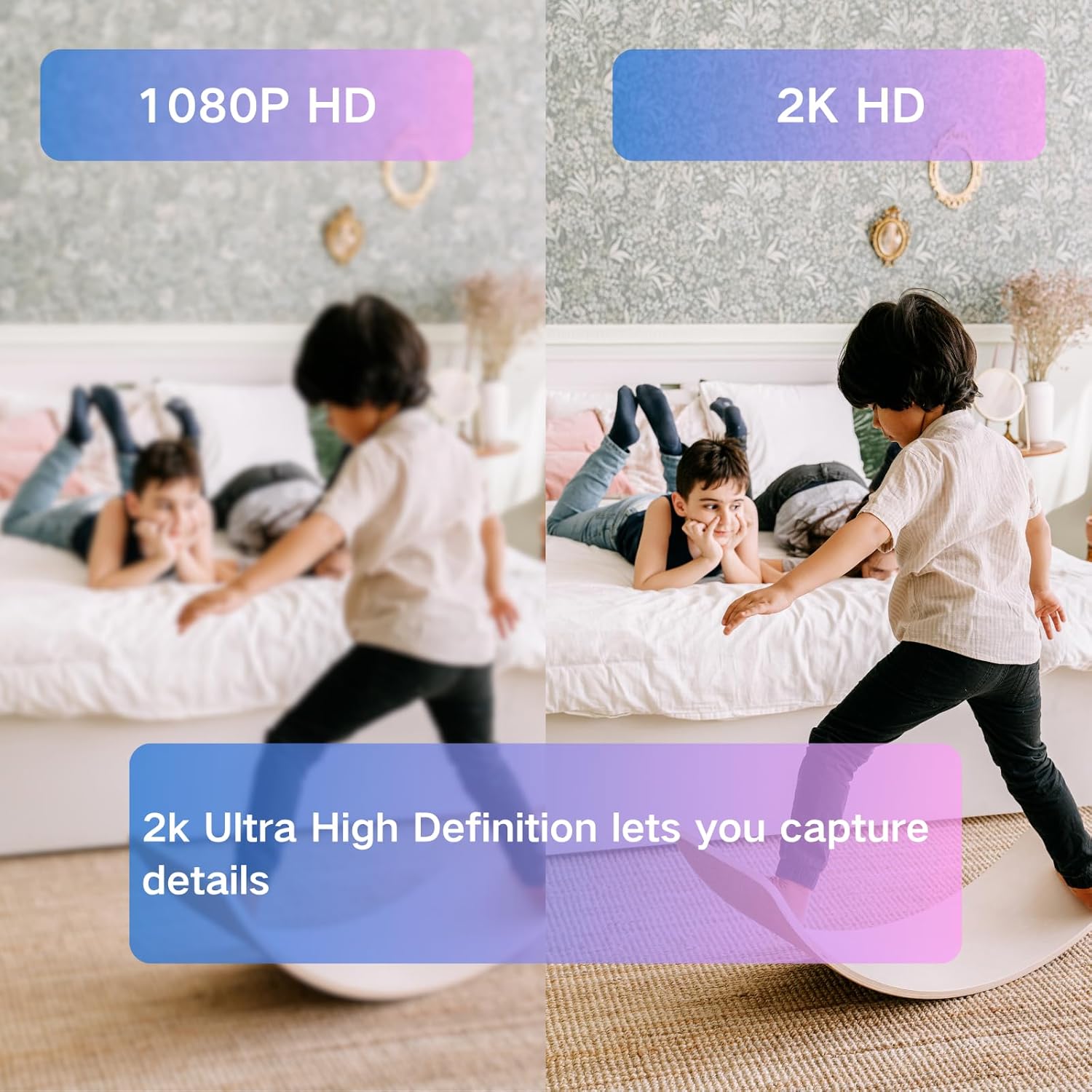 2026 Upgraded Hidden Camera - Outlet Camera - HD 2K Mini Wireless Nanny Cam Security Camera with Motion Detection - 120° Wide Angle for Discreet Home Indoor Security(Grey+128G SD Card)