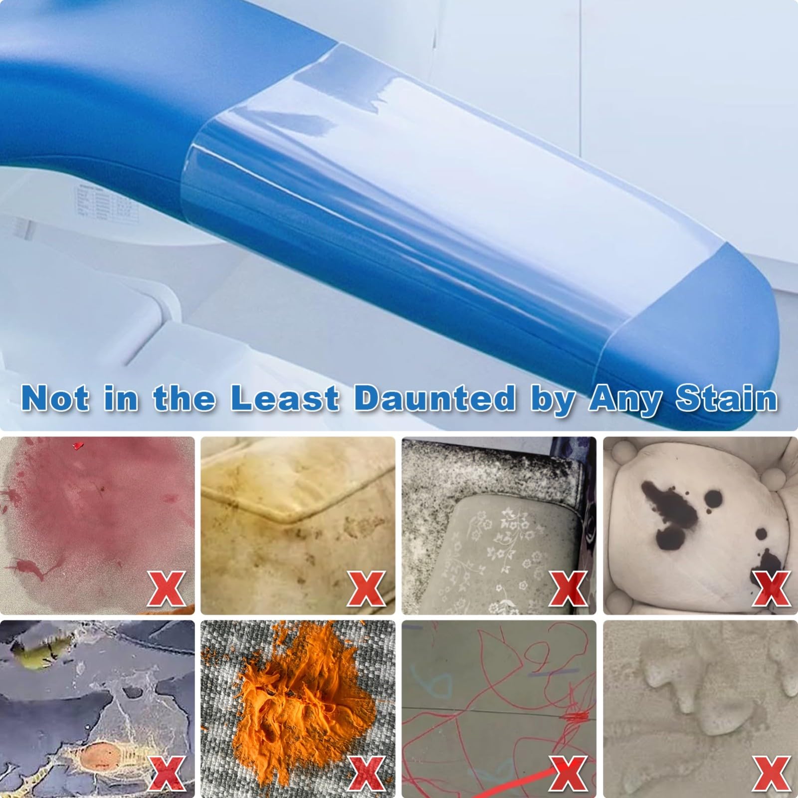 Lot de 5 Coussinets de Protection pour Pieds de Fauteuil Dentaire, avec Bandes élastiques, Anti-poussière, lavables en Plastique(A)