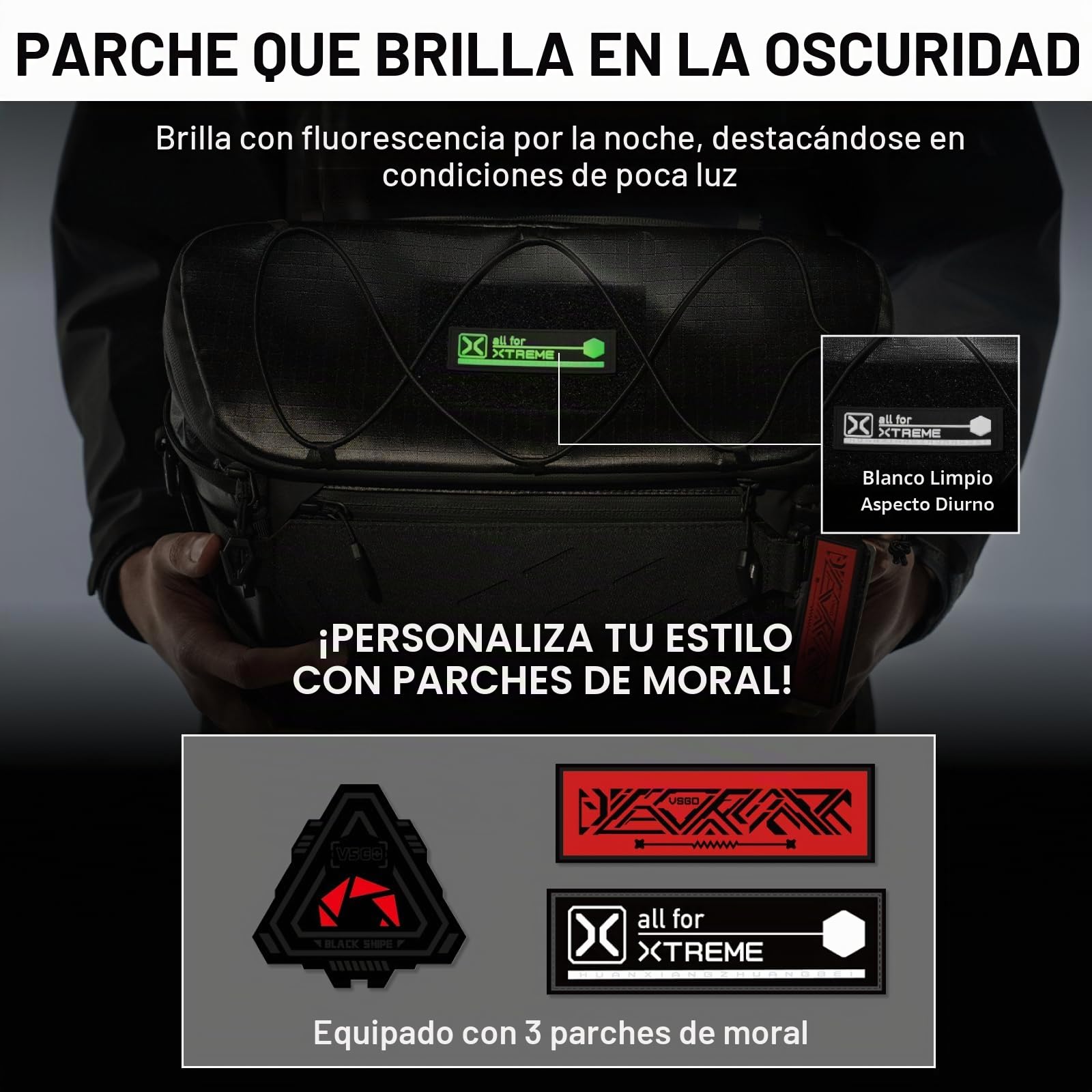 VSGO Black Snipe Pro Bolsa de Bandolera Expandible 7-9L para Cámara – Tejido Techwear Impermeable, Anti-Torsión, Divisores Modulares y Soporte para Trípode, Bolsa de Cámara Profesional Ligera – Negra