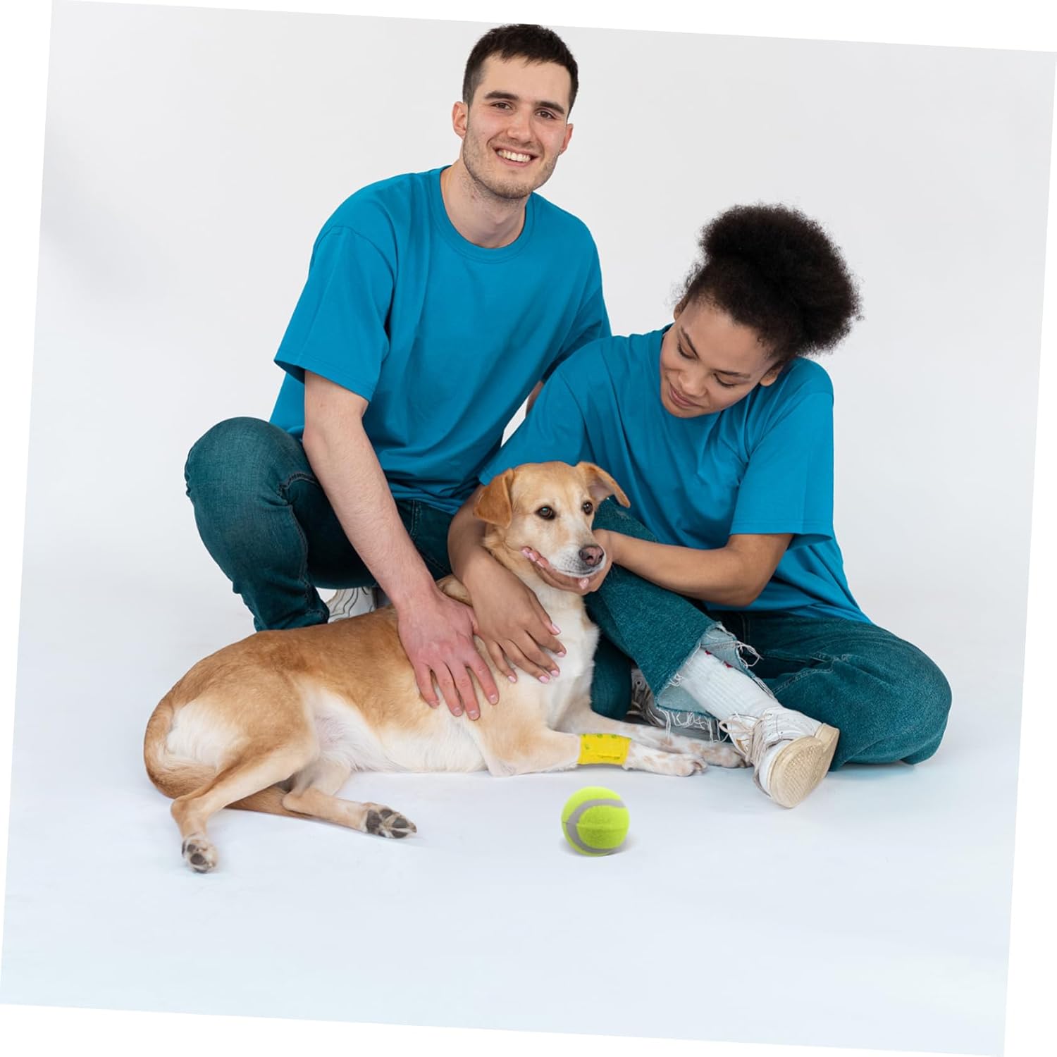 22pcs Dog Training Tennis Rubber Fetch for Small Medium Large Dogs Interactive Chew Toys for Active Play Agility Training