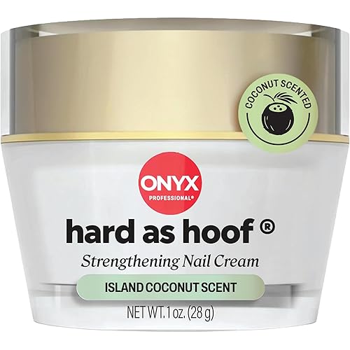 Crema de fortalecimiento de uñas Hard As Hoof con aroma de coco y crema para el crecimiento de uñas que evita divisiones, roturas, grietas y