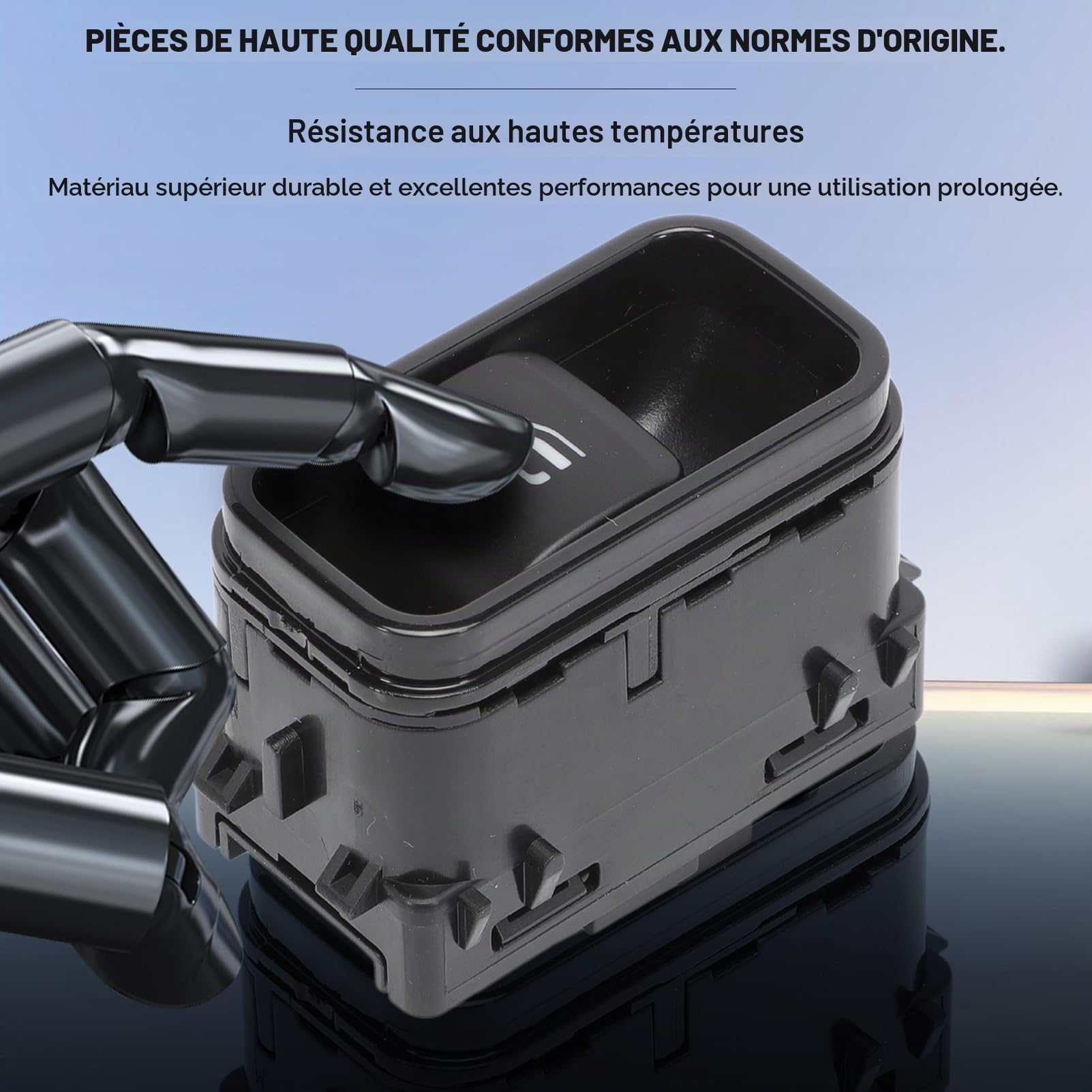Bouton de lève-vitre A90790505049051, A9079050504 pour Sprinter W907 W910, Noir, Bouton Poussoir (SPST), Manuel, Montage en Surface