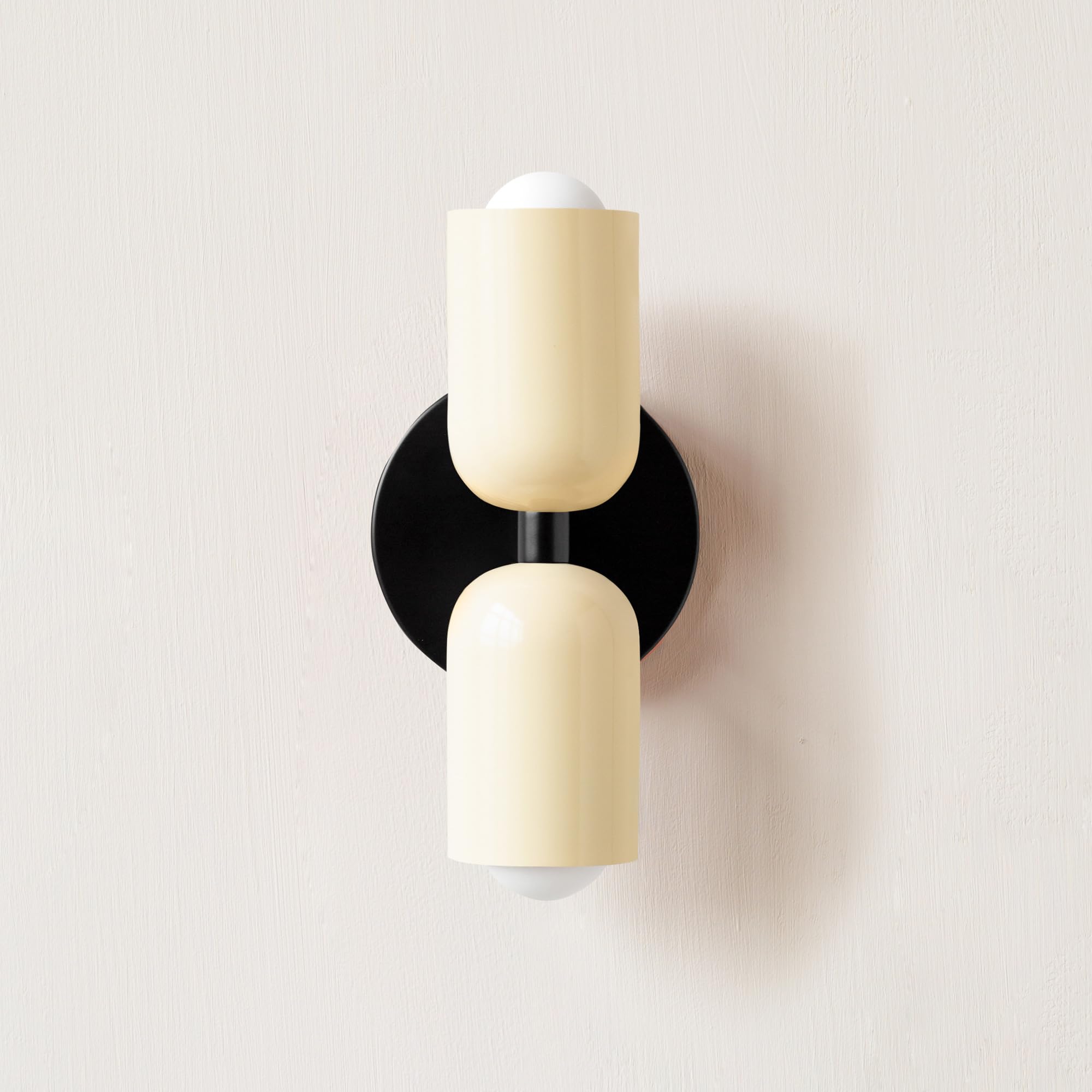 SXSCARKX E26 Nordic Double Head Bedroom Bedside Wall Lamp Modern Simple Color Living Room Background Aisle Entrance Lamp(Cold Light,Transparent)