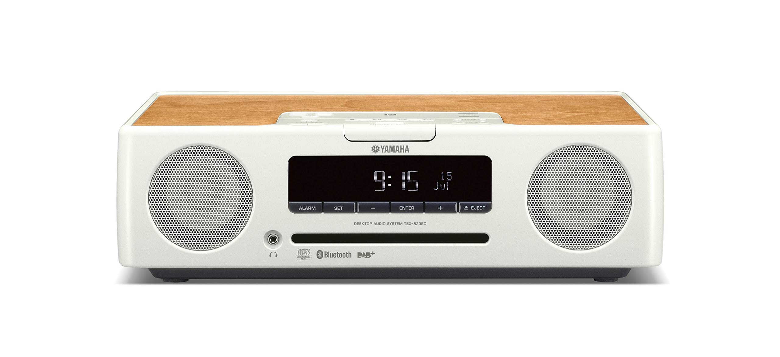 Yamaha TSX-B235D Desktop Audio System with Bluetooth and Clock