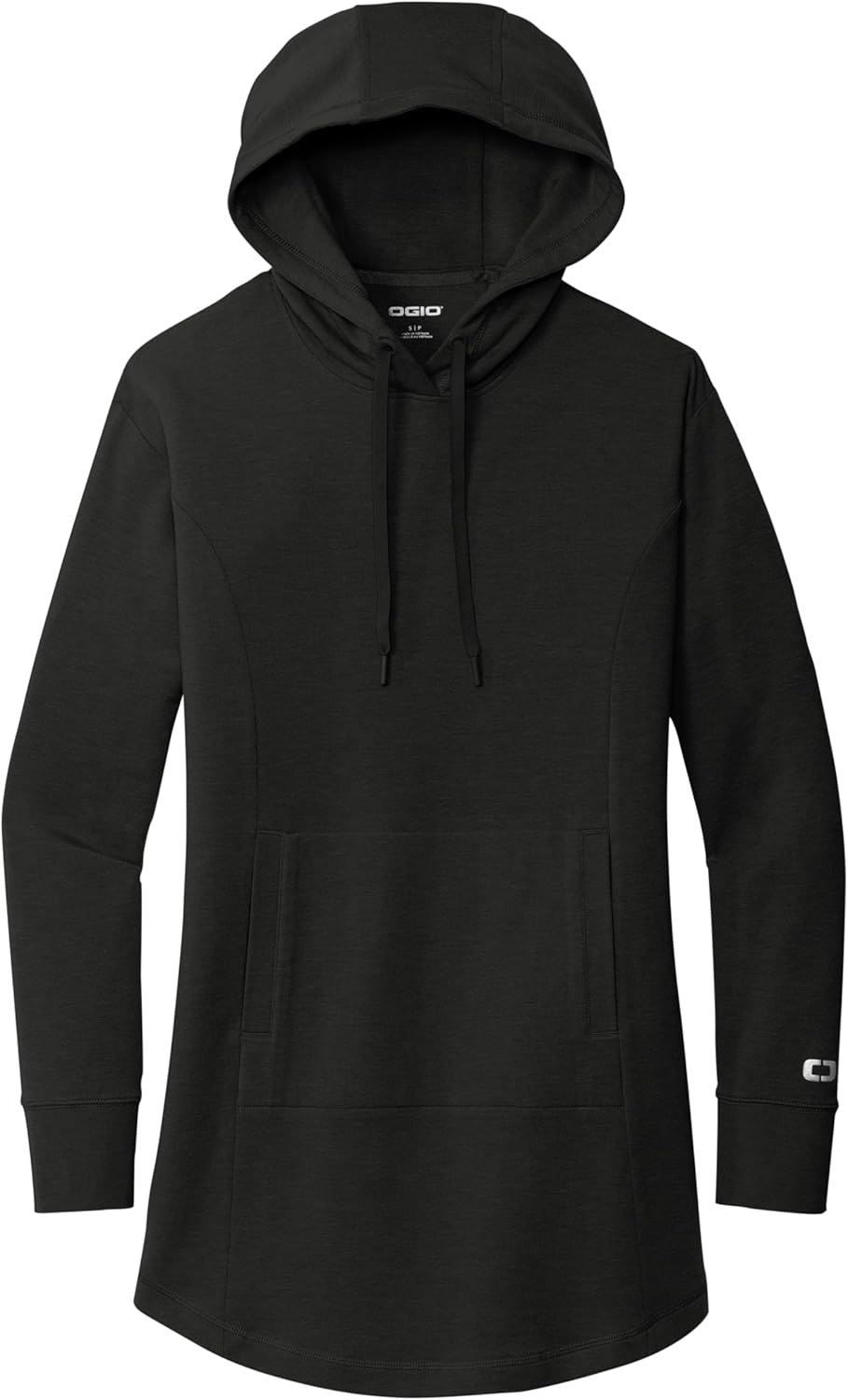 OGIO Women's Luuma Flex Tunic | Lightweight Long Length Hoodie, Breathable Pullover for Casual Wear, Workouts & Travel