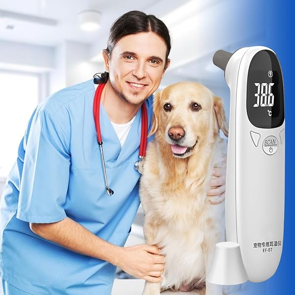 Termómetro Veterinario Sin Contacto Para Animales, Medición Electrónica Rápida De Temperatura Corporal, Adecuado Para Perros, Gatos Y Otros Animales Domésticos, Perfecto Para Hogares - 3