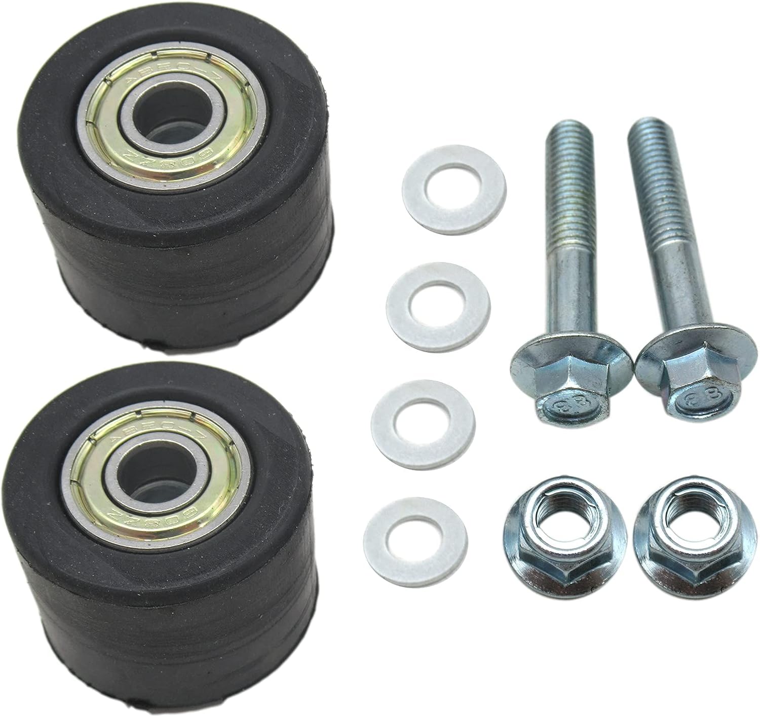 Performance Black Chain Roller Guide Set Lower for Yamaha YFZ 350 Banshee 19872006