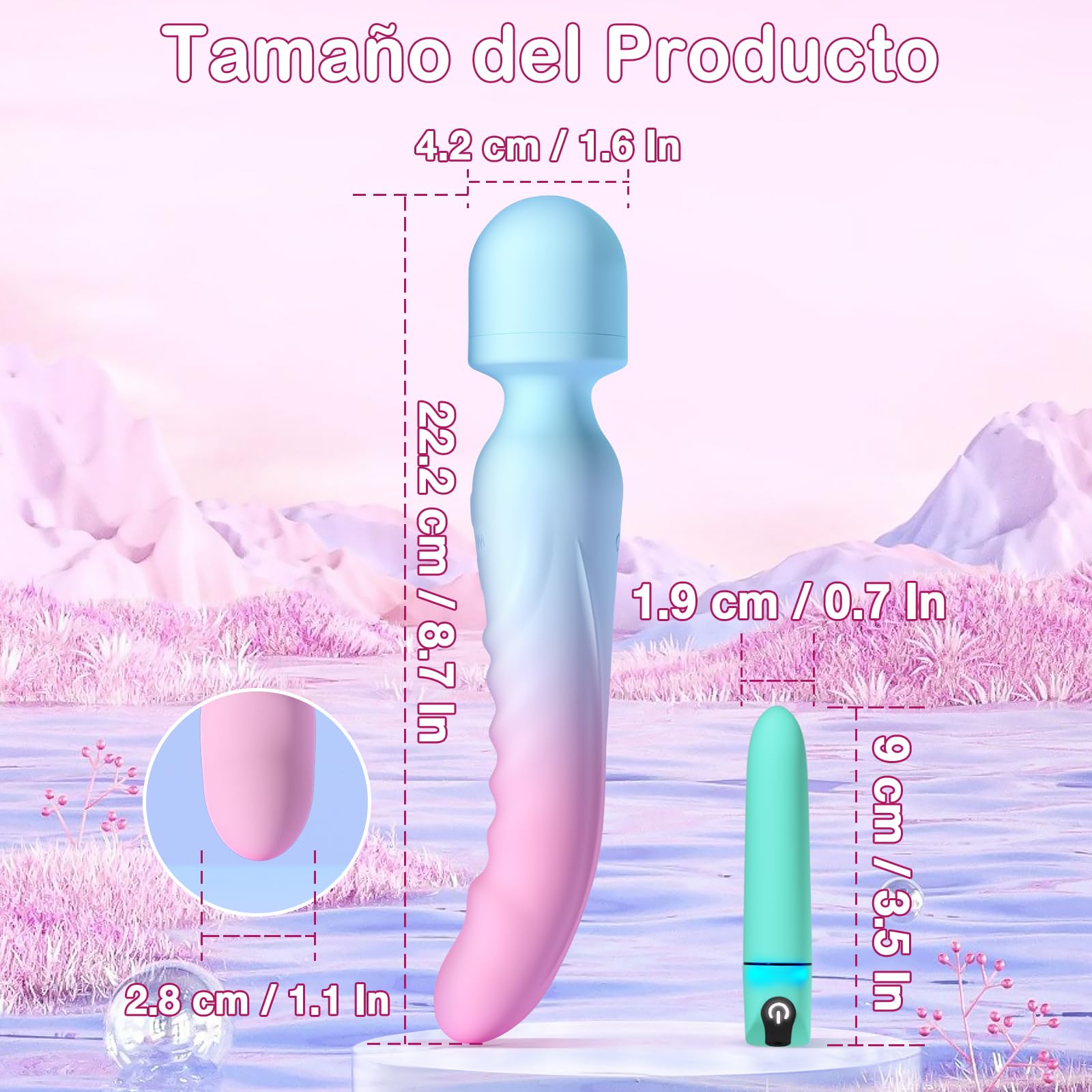 Sex Toýs Vibradores Plug Femenino - Sextoyse Consolador para Mujeres y Hombres Juguetes para el Ano Estimulador Anal Clitoriano Juguete Sexual para Adultos con 7 + 10 Modos de Vibración, Vibrador bala