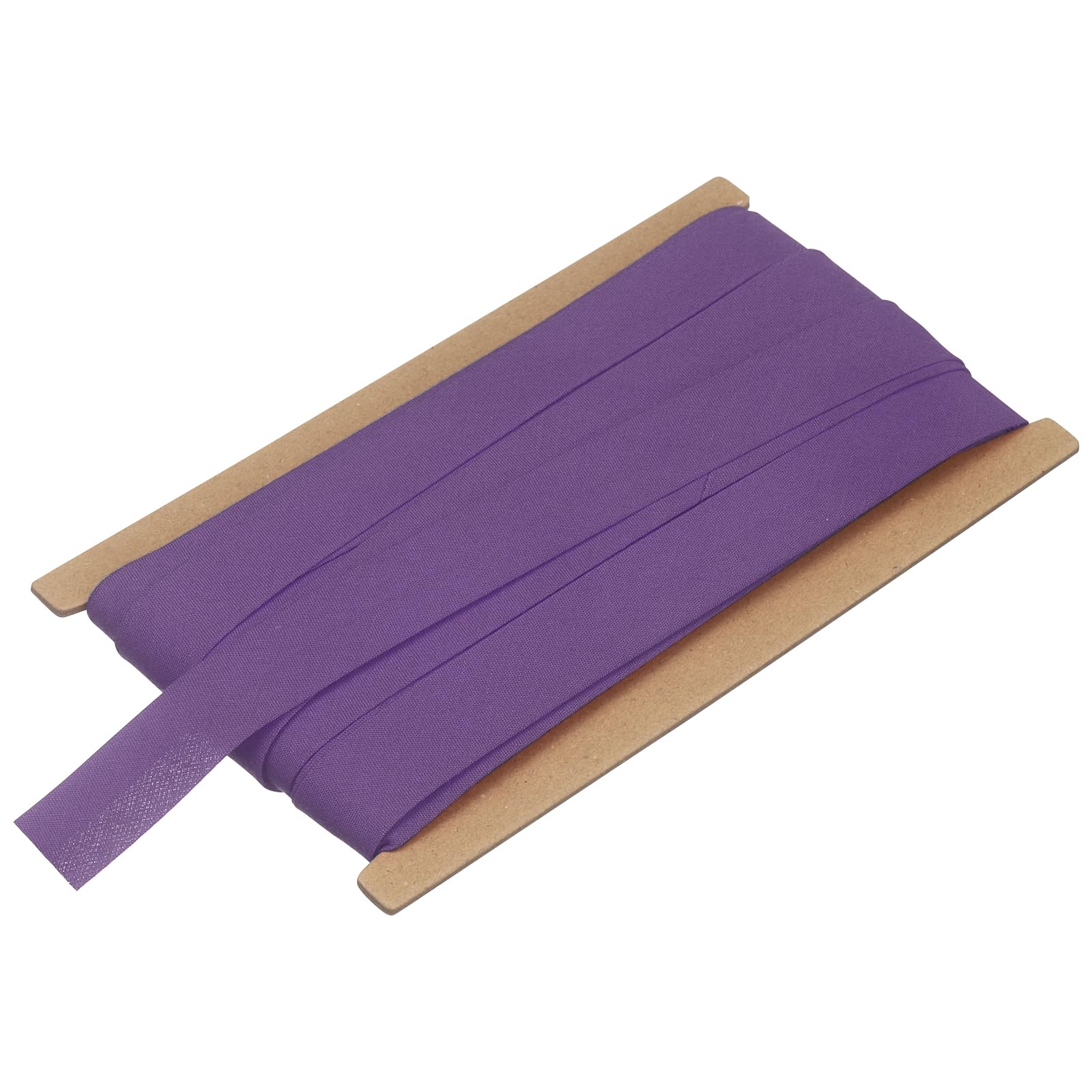 sourcing map 3/4 Inch Double Fold Bias Tape, Polyester Continuous Bulk Bias Tape for Sewing, Seaming Quilting Hemming Binding Crafts (Purple 10 Yards)