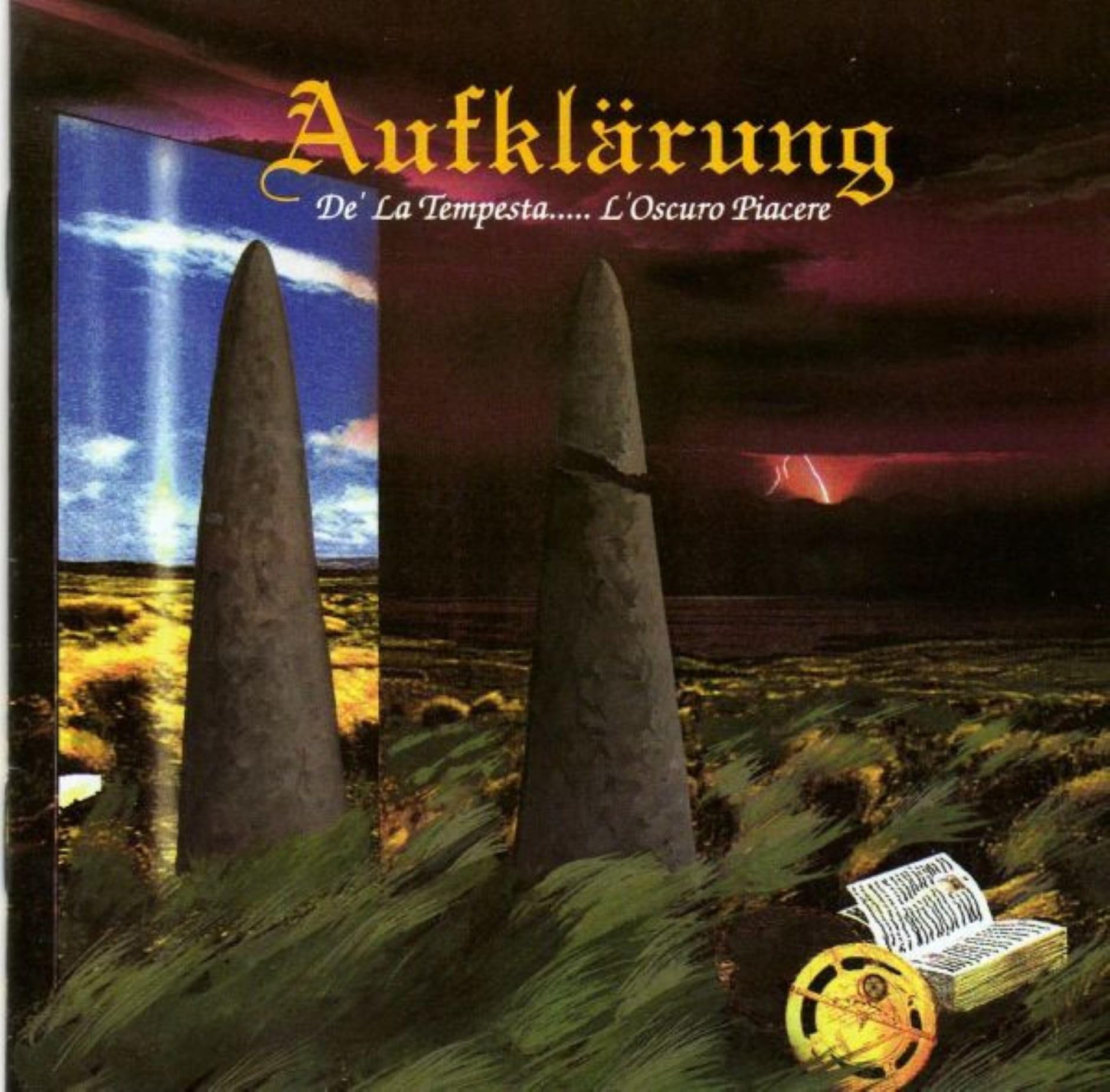 Aufklarung - De La Tempesta L'Oscuro Piacere Cd Album Pick Up Records 1995 Italy