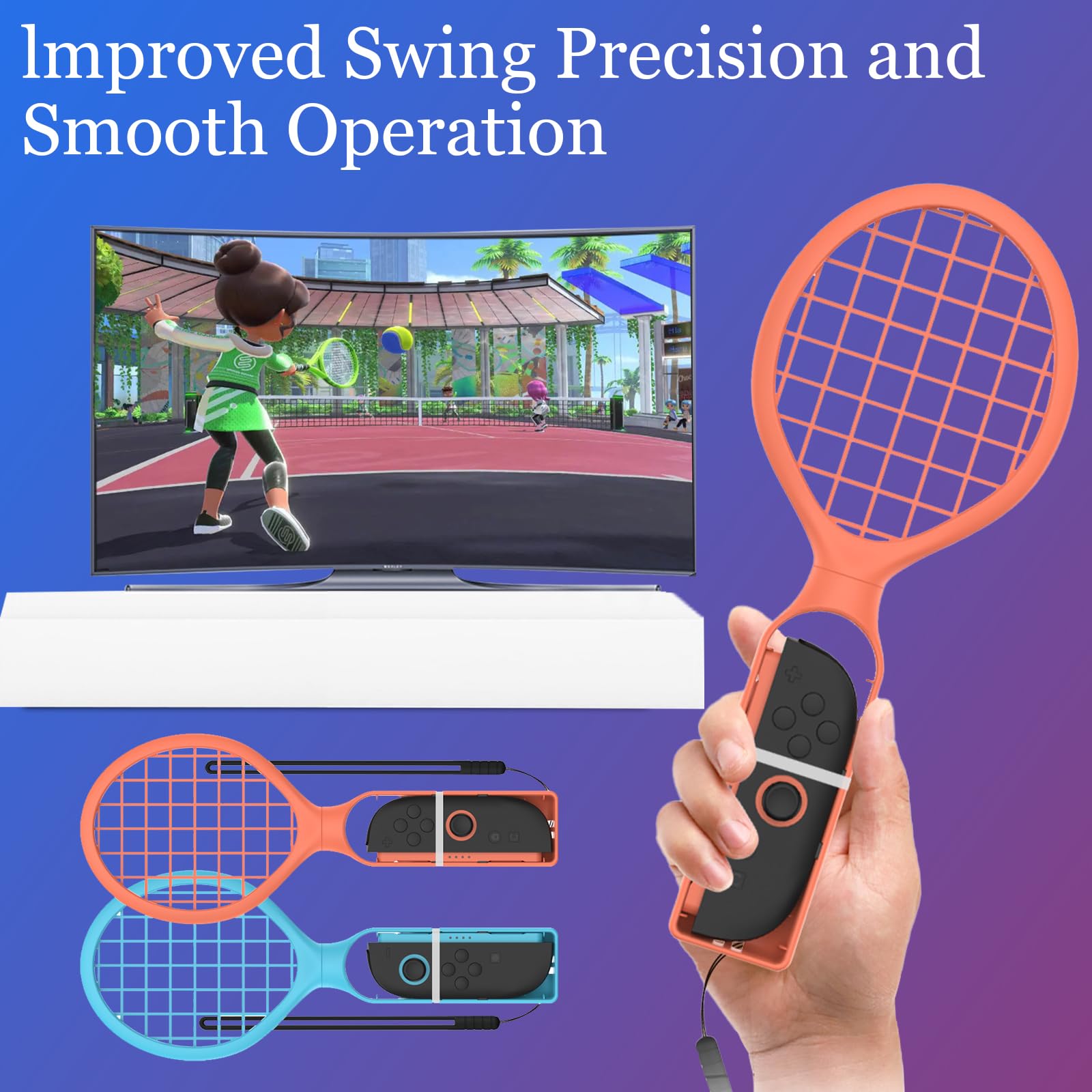 Raquettes de tennis ipega compatibles Switch 2 – Accessoires Joy-Con