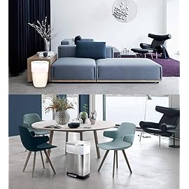 FORID 13 Gallon Trash Bags - Clear Plastic Garbage Bags Medium Tall Trash Can Liners for Kitchen Office Home Waste Bins Unscented One Box with 5 Roll 110 Count 55 Liter - Thick & Durable Trash Bag