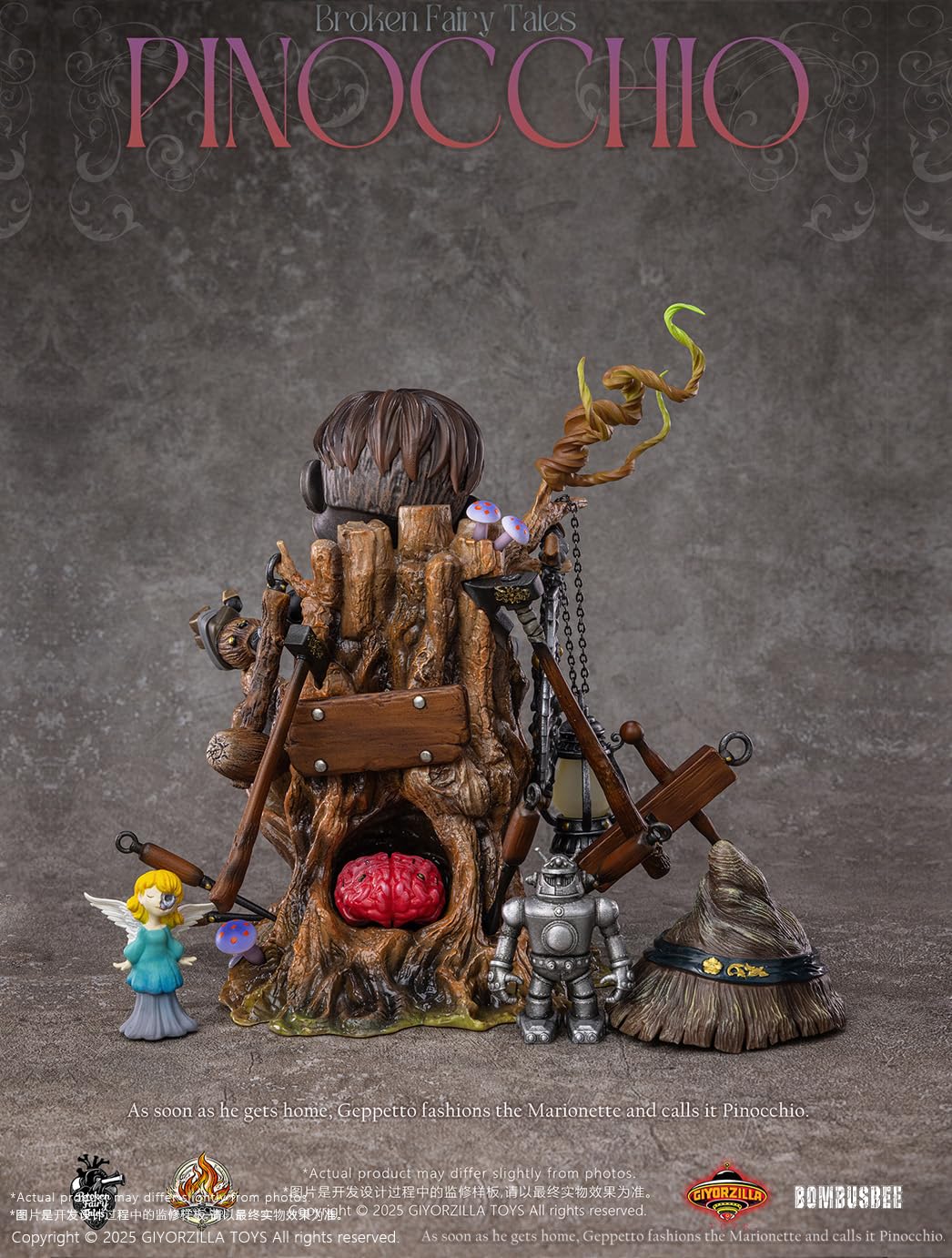 Amazon | GIYORZILLA TOYS 壊れた童話 ピノキオ 1/6スケール